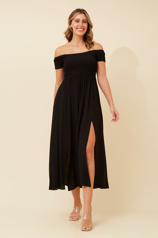 Robin Maxi Dress D505120 - Black