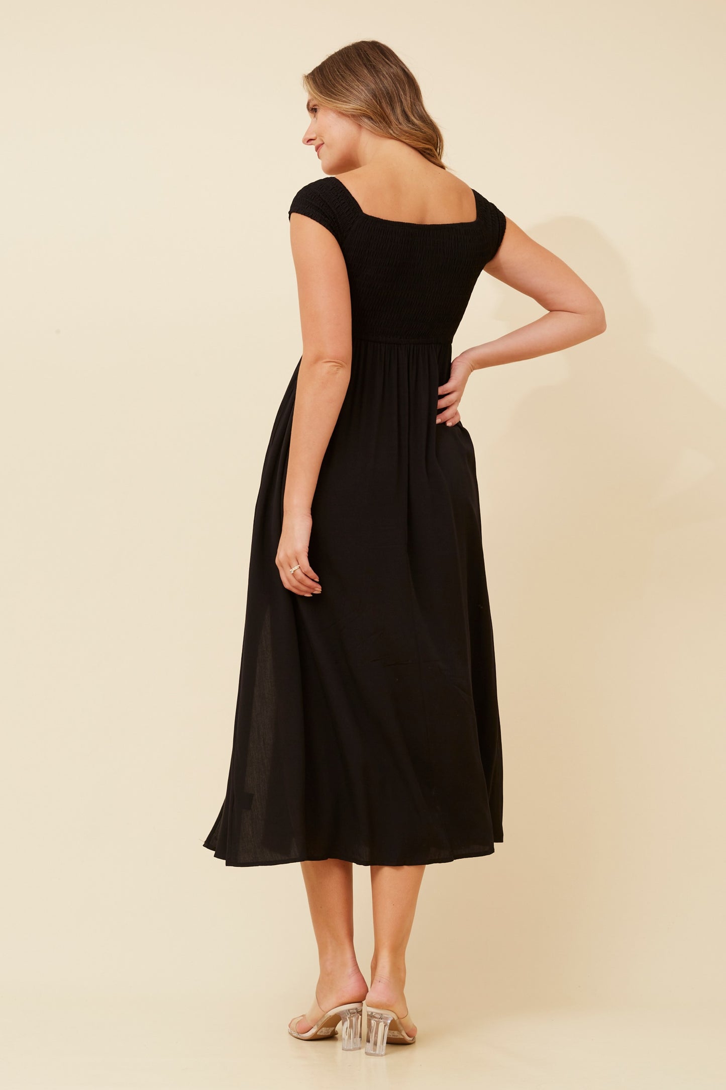 Robin Maxi Dress D505120 - Black