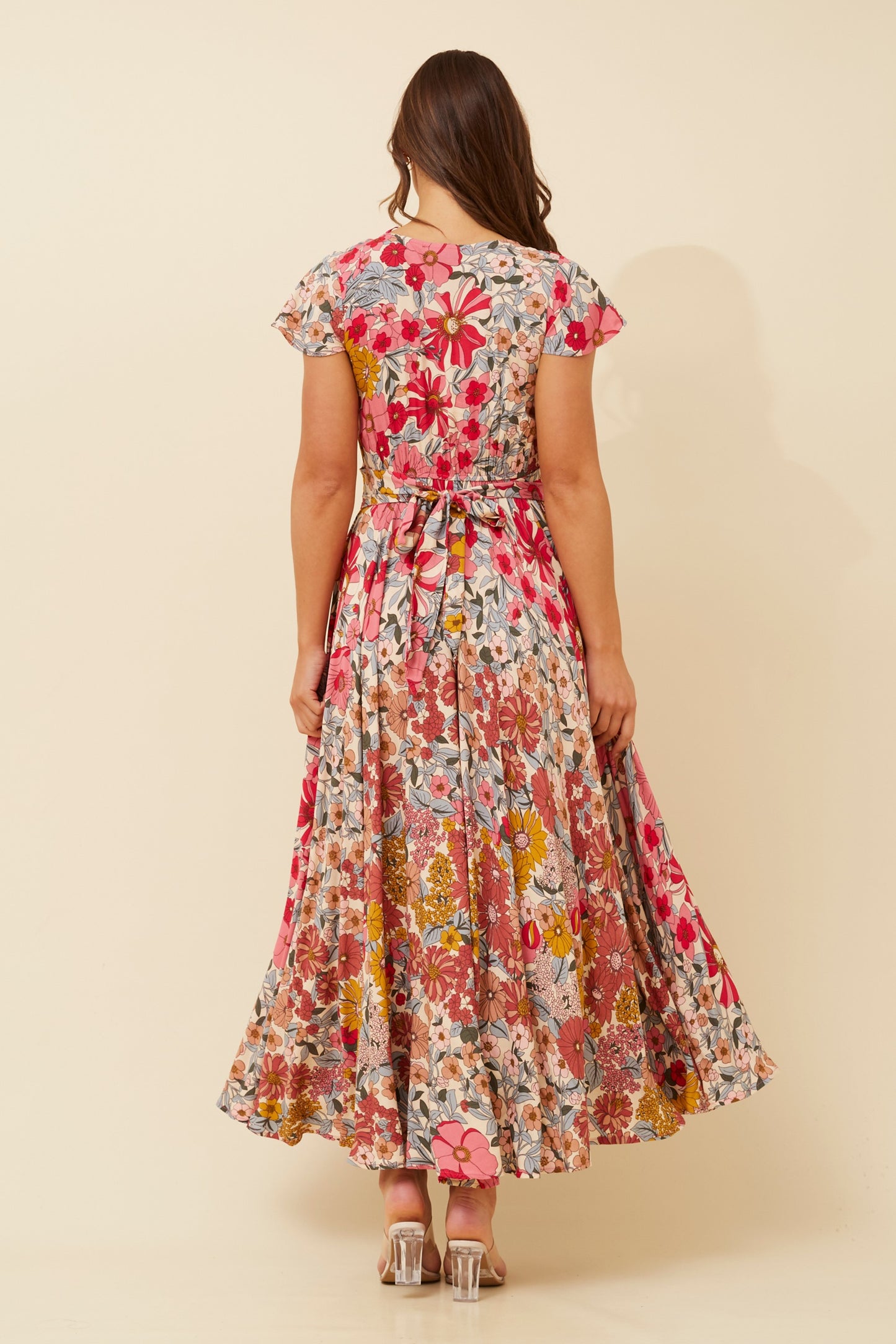 Rachel Floral Maxi Dress D512686