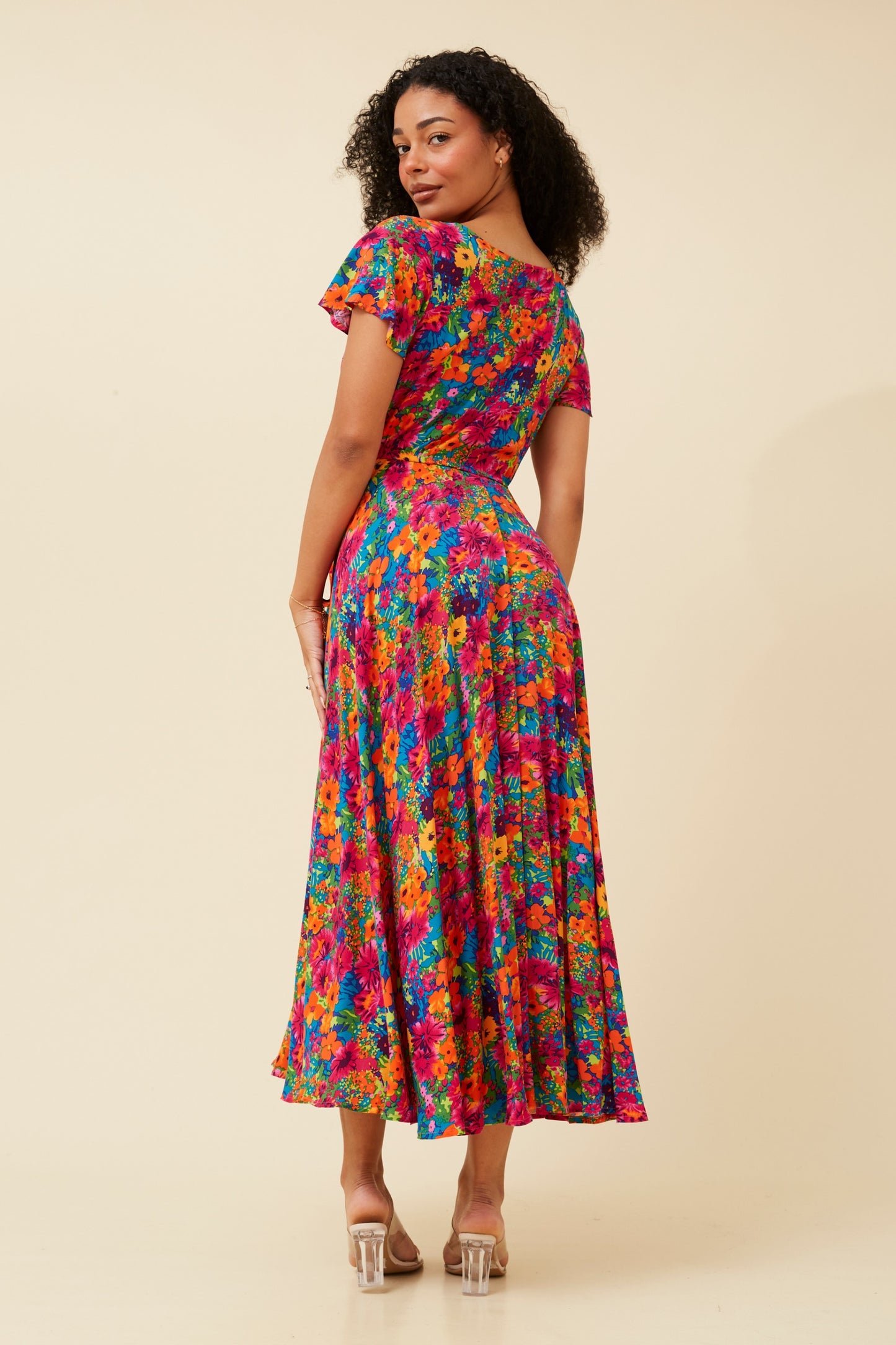 Rachel Floral Maxi Dress D514335