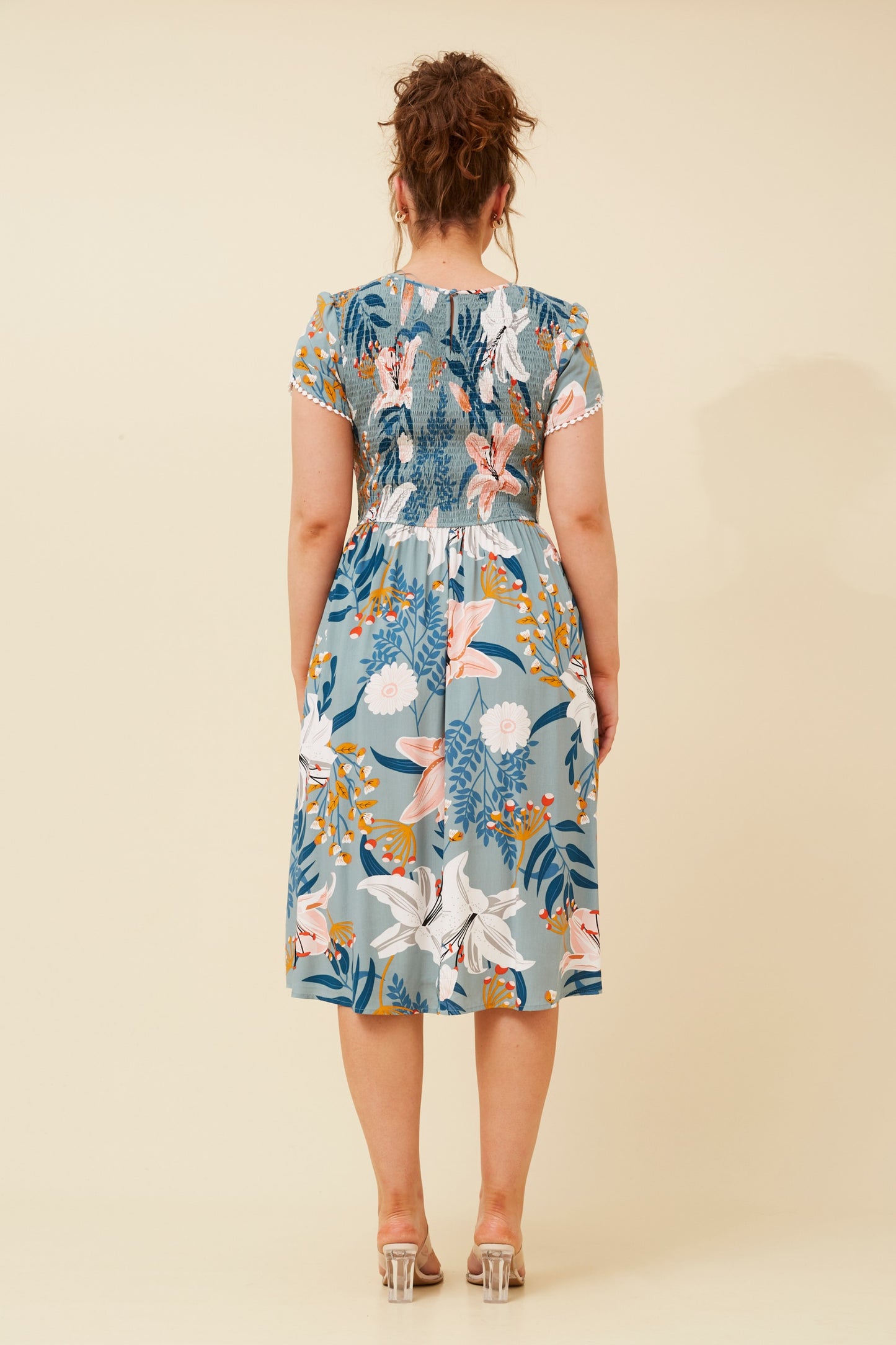 Misha Floral Midi Dress D514921