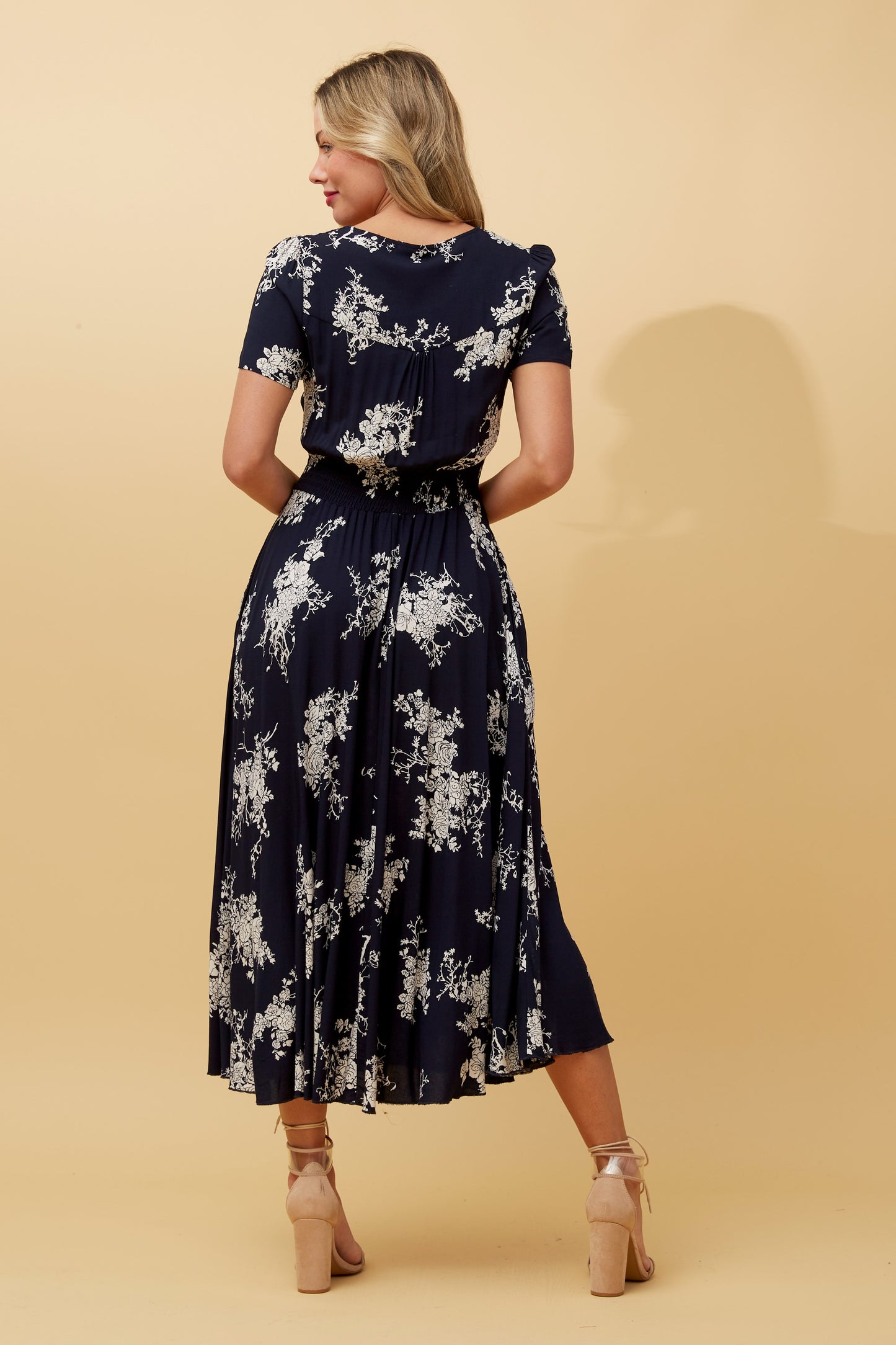 Zeena Floral Midi Dress D517176