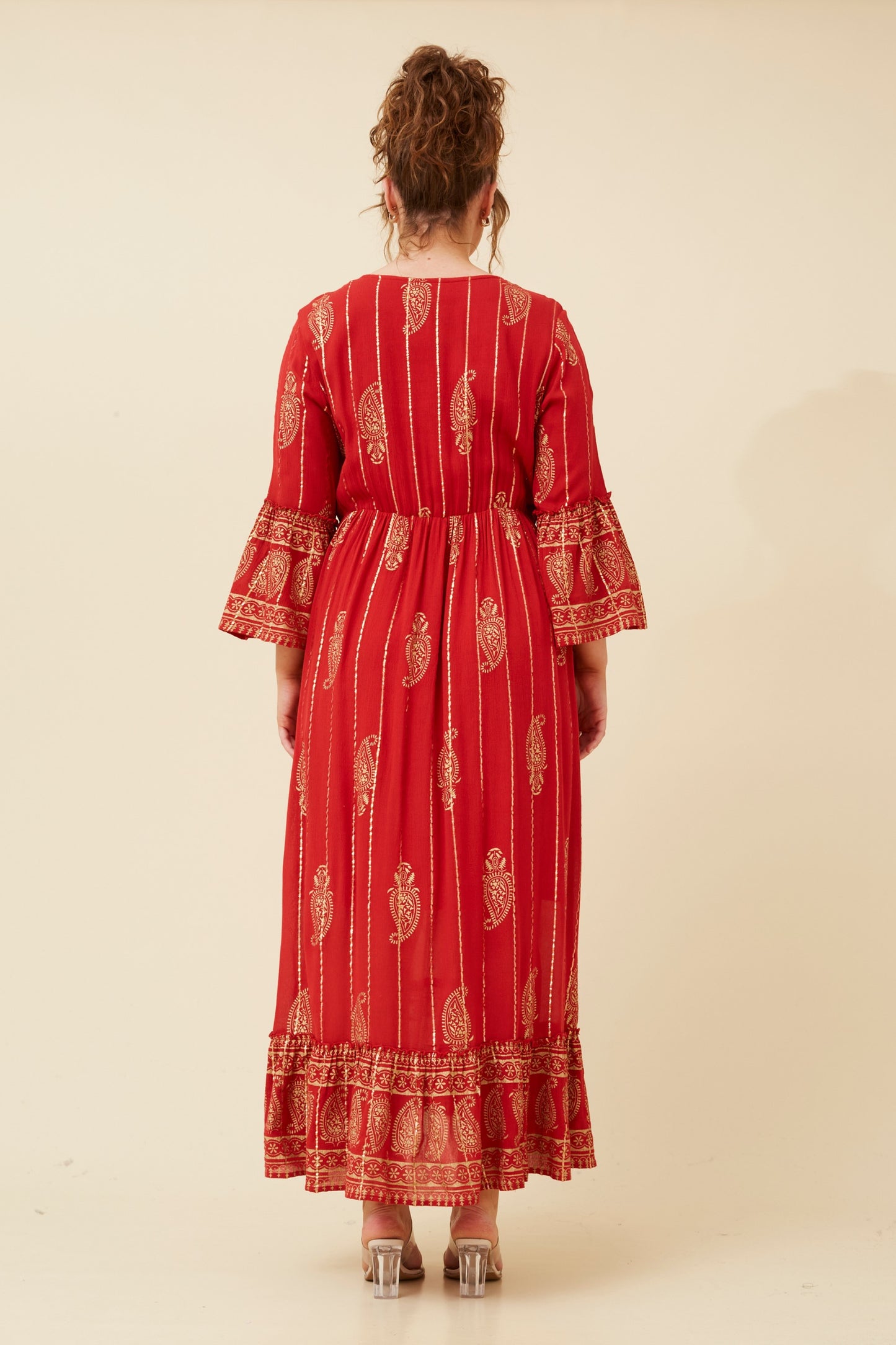 Amilia Boho Dress D519276 - Red