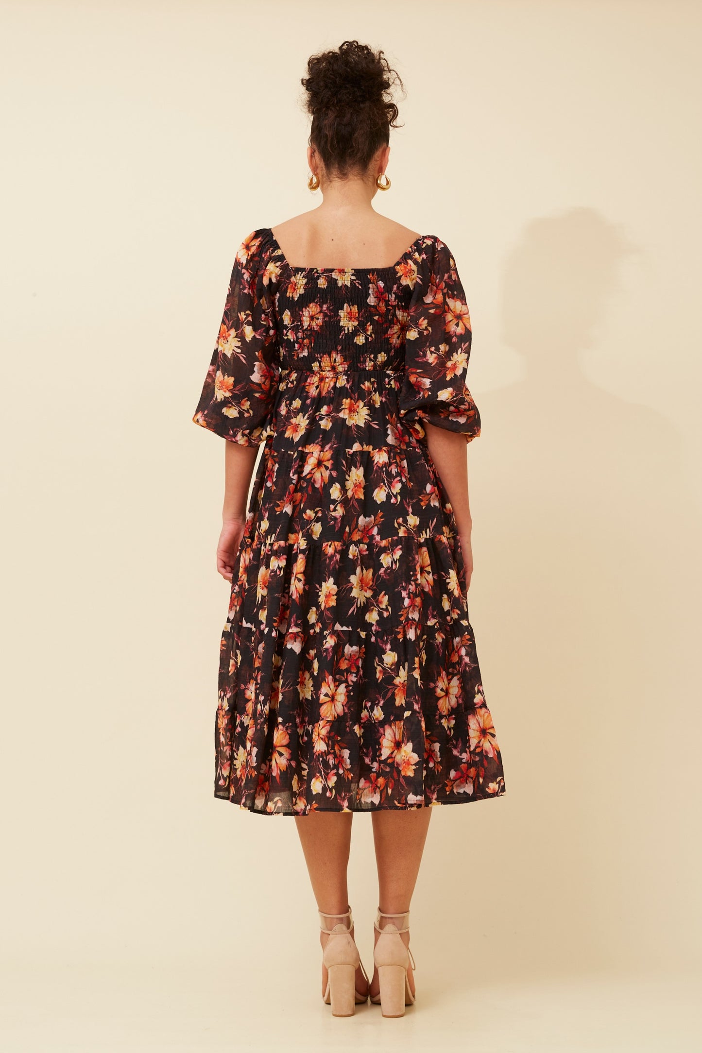 Piper Floral Midi Dress D519488