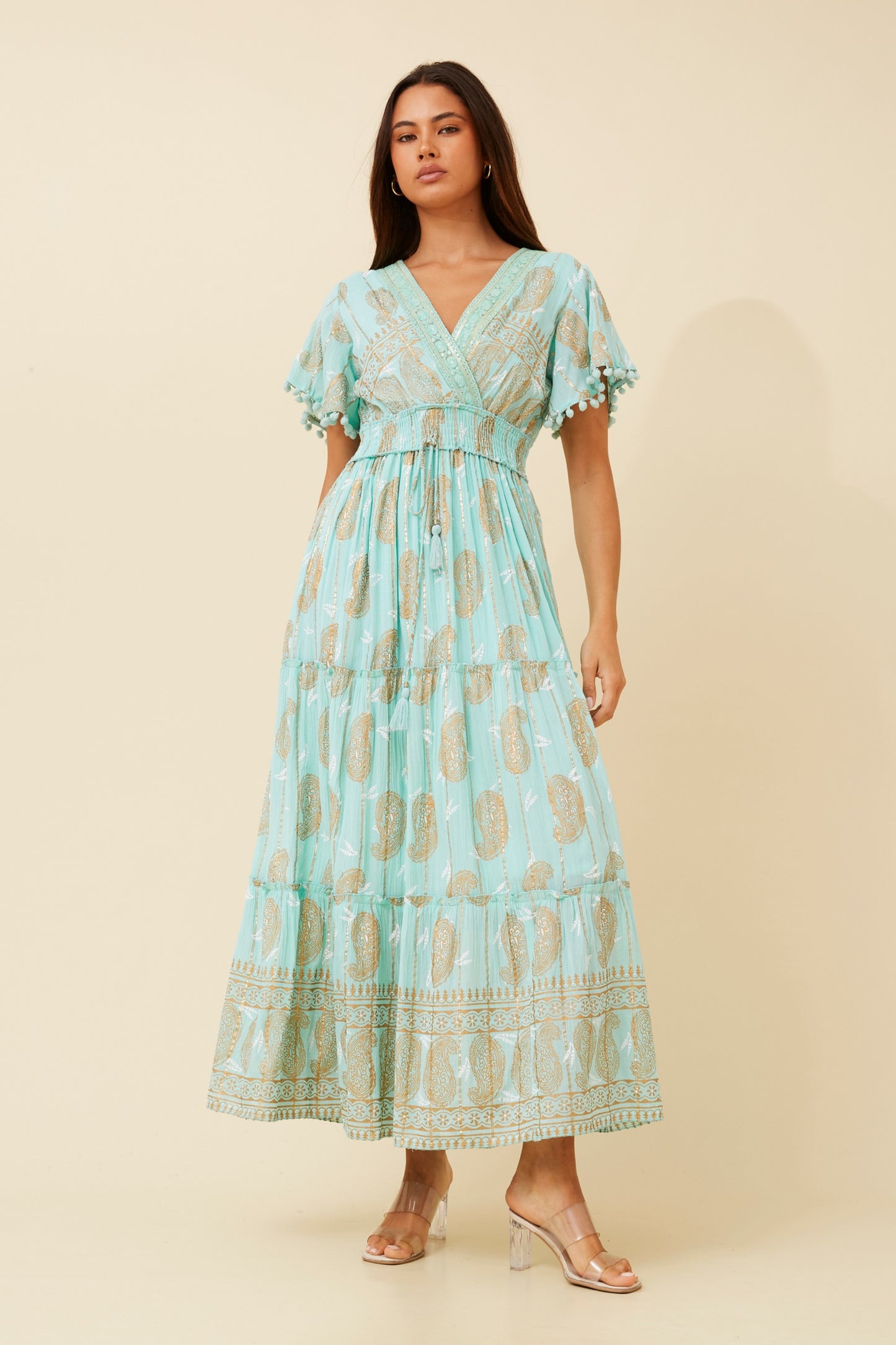 Diva Boho Maxi Dress D519885 - Aqua