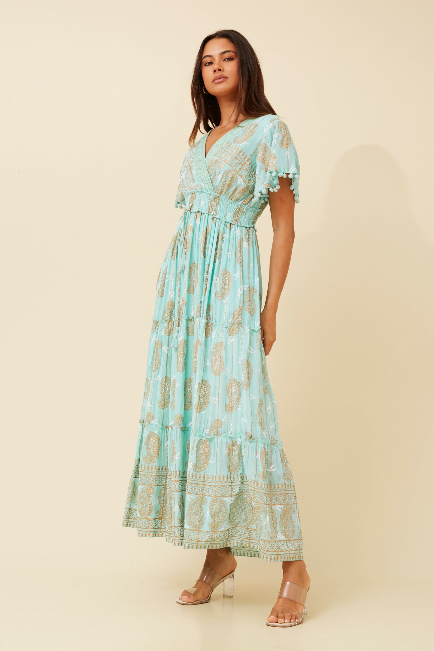 Diva Boho Maxi Dress D519885 - Aqua