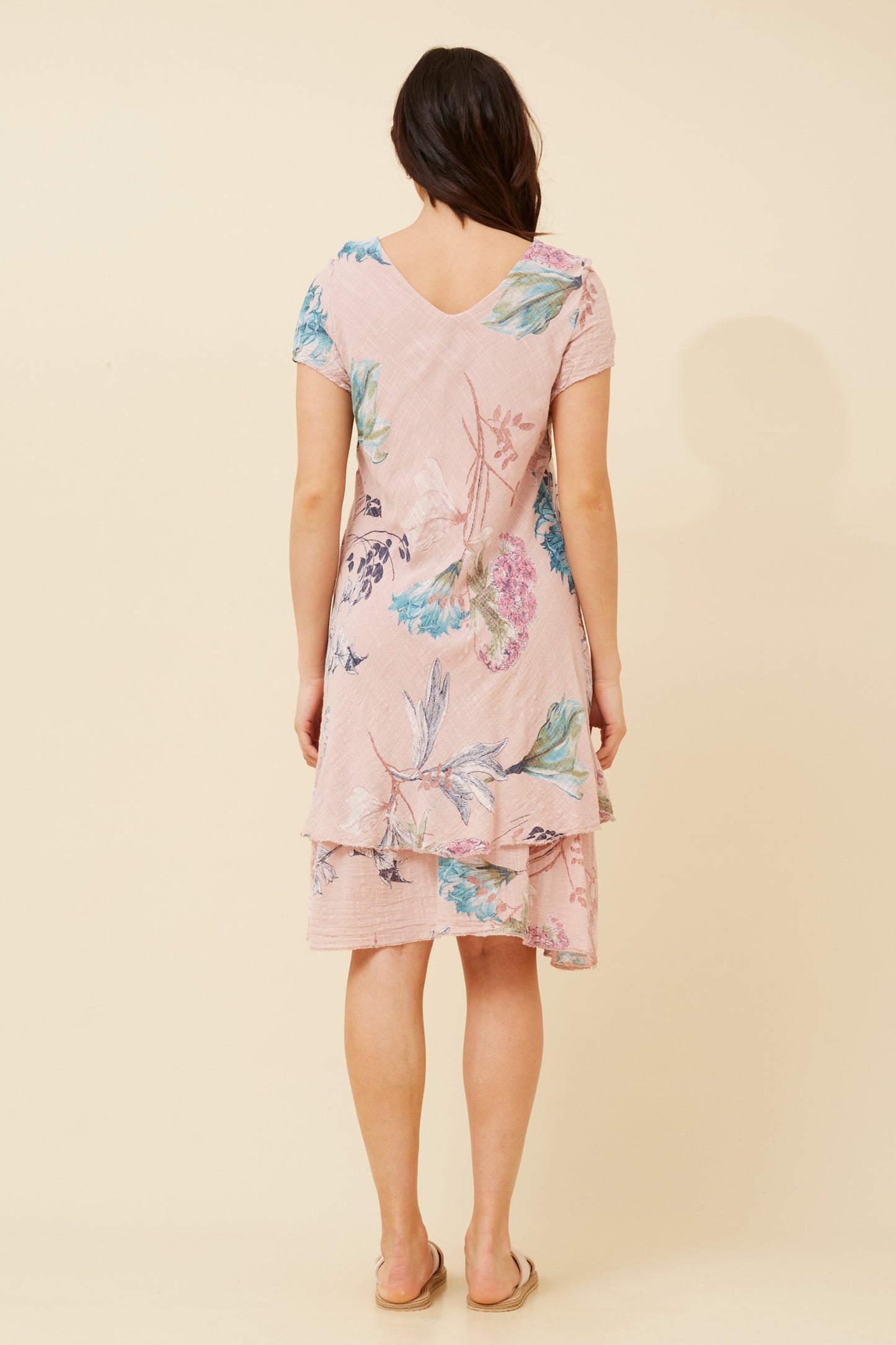 Maddie Double Layer Floral Dress D520073