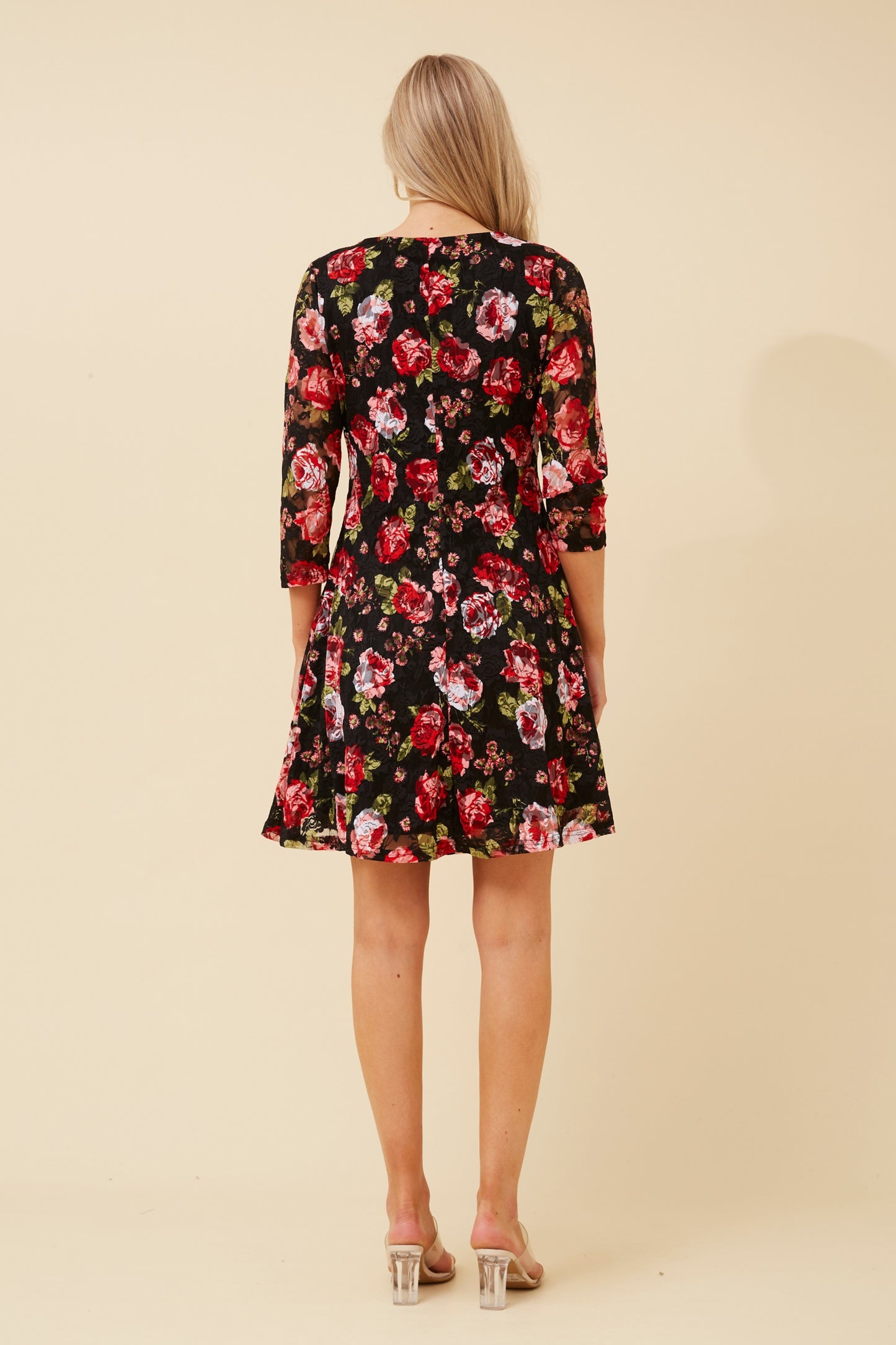 Sam Floral Lace Midi Dress D520143