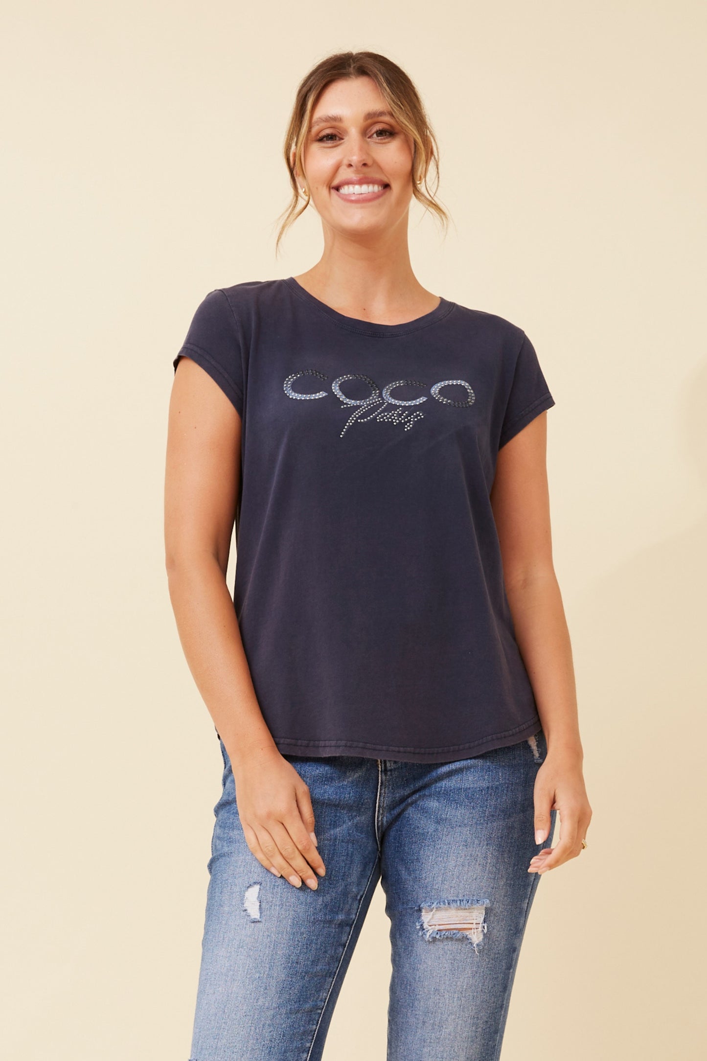 Coco Graphic T-Shirt - Navy T518972