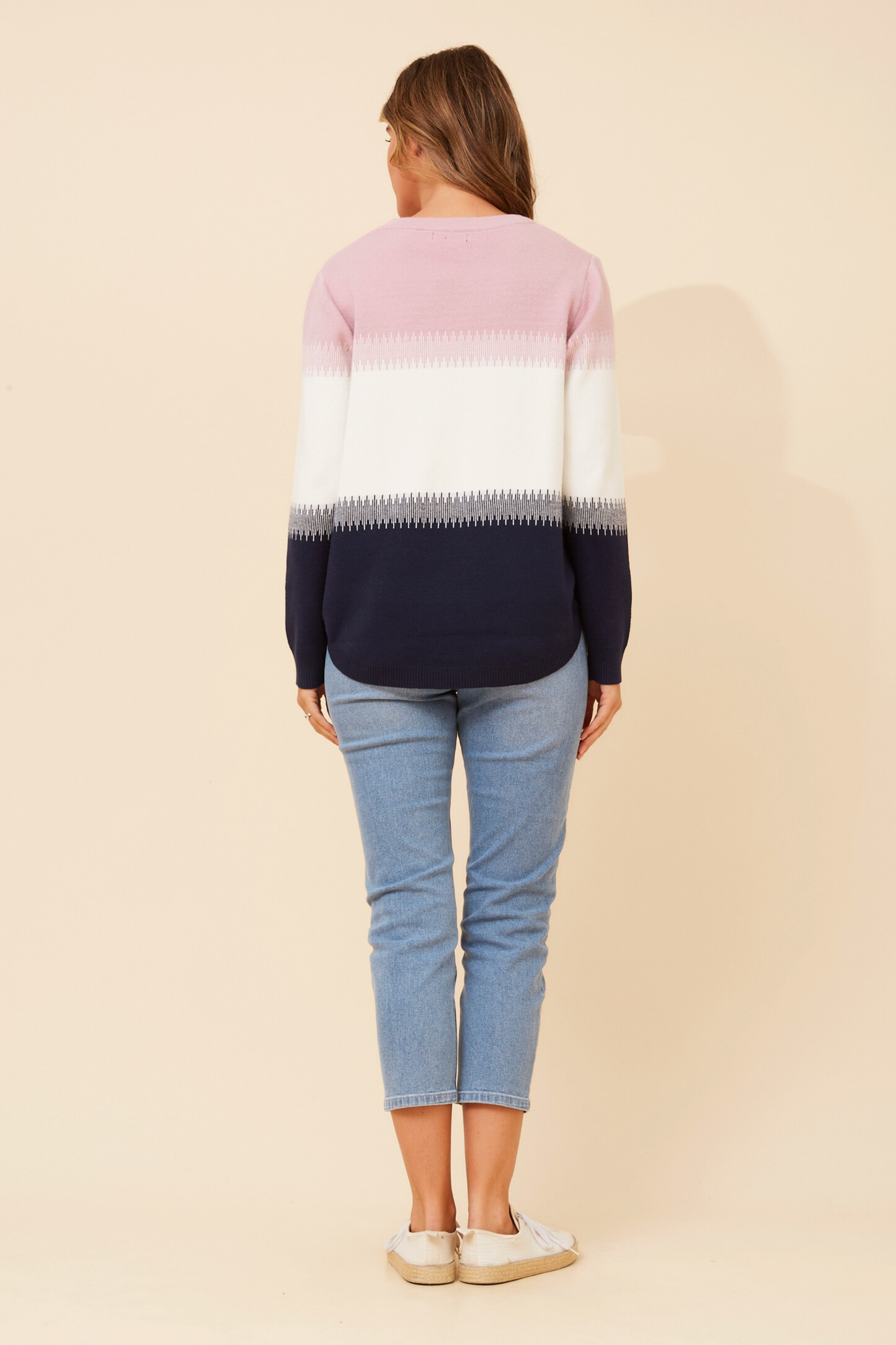 Taylor Stripe Knit KP178166 Pink