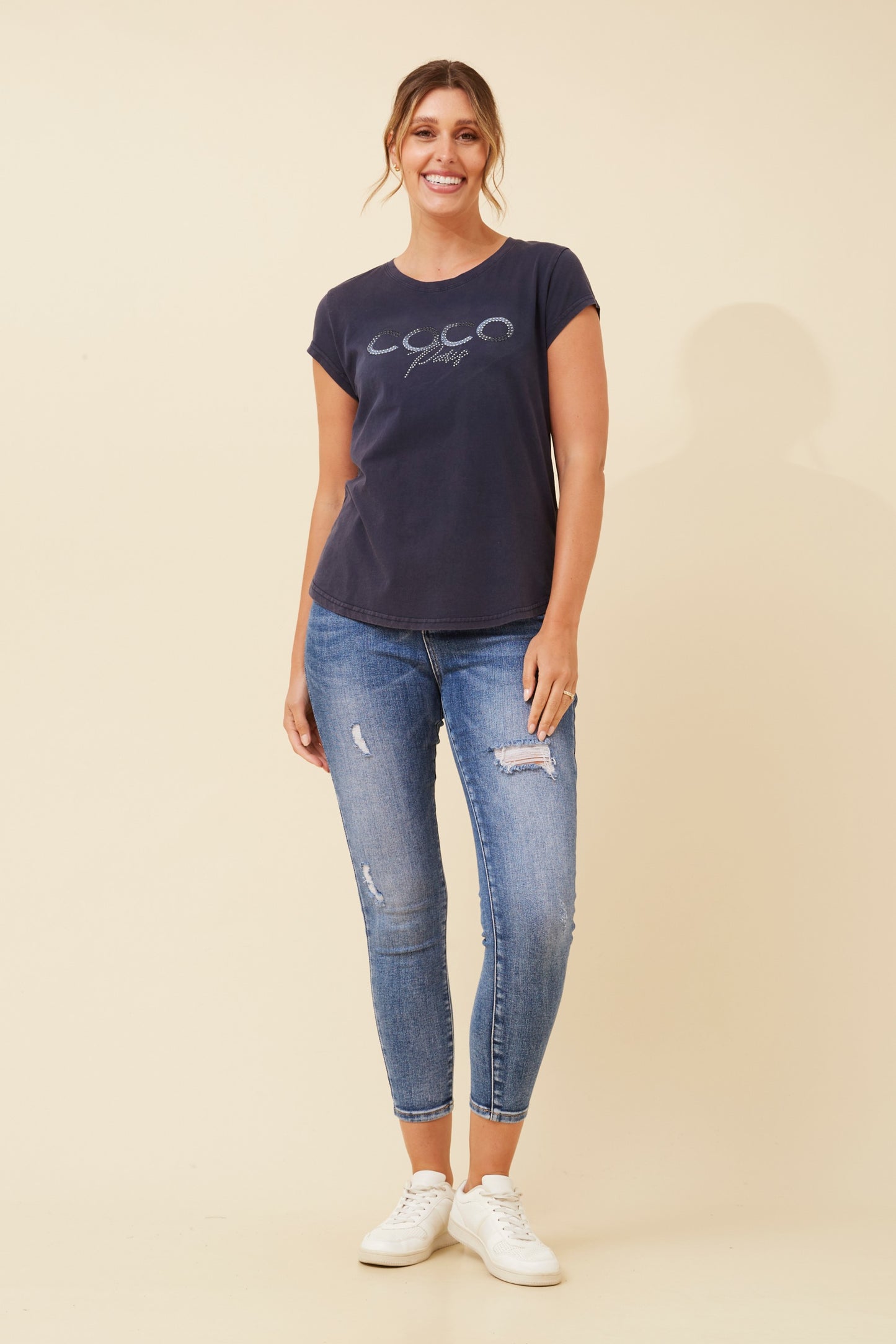 Coco Graphic T-Shirt - Navy T518972