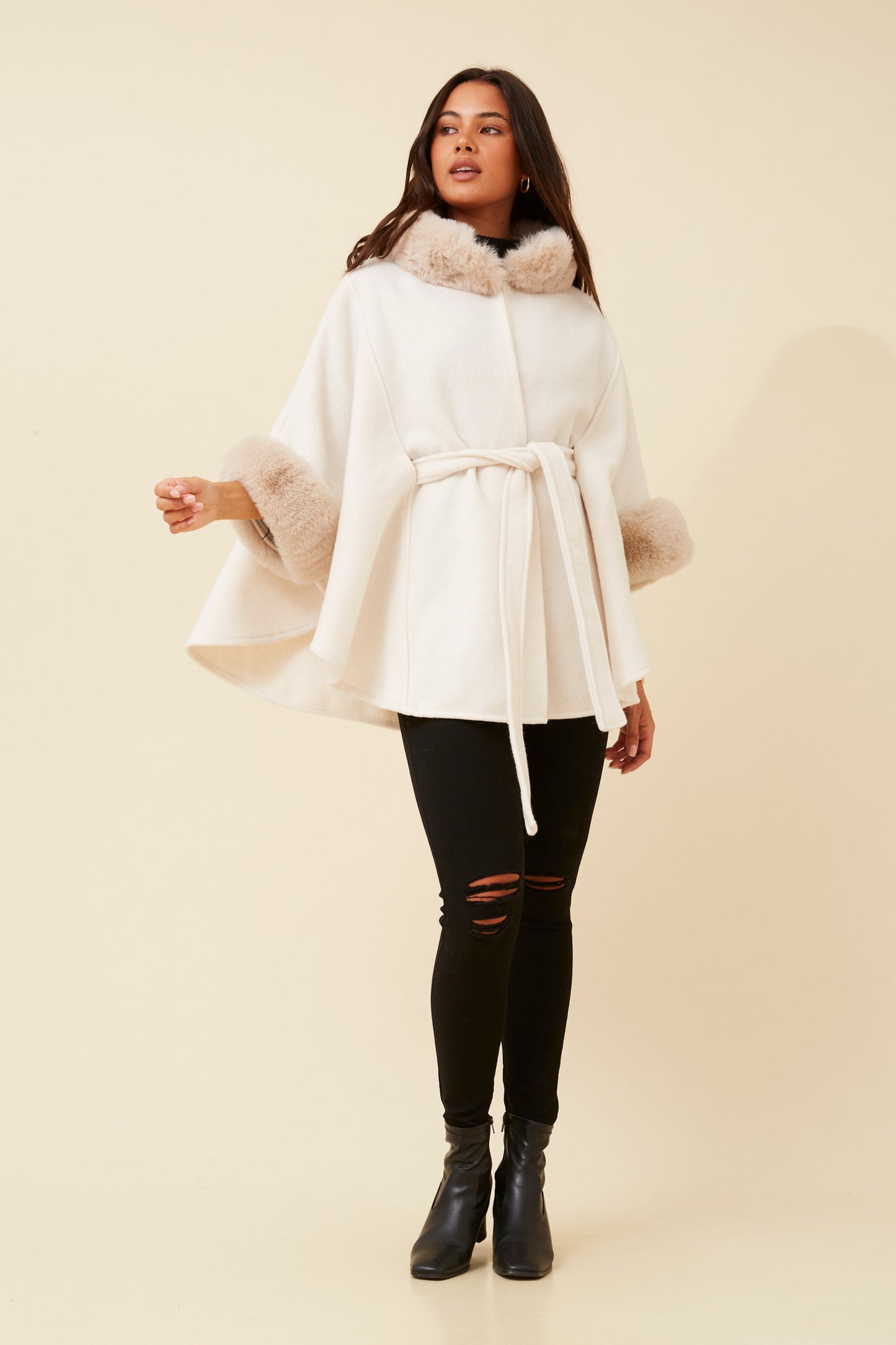 Olia Faux Poncho PC522341
