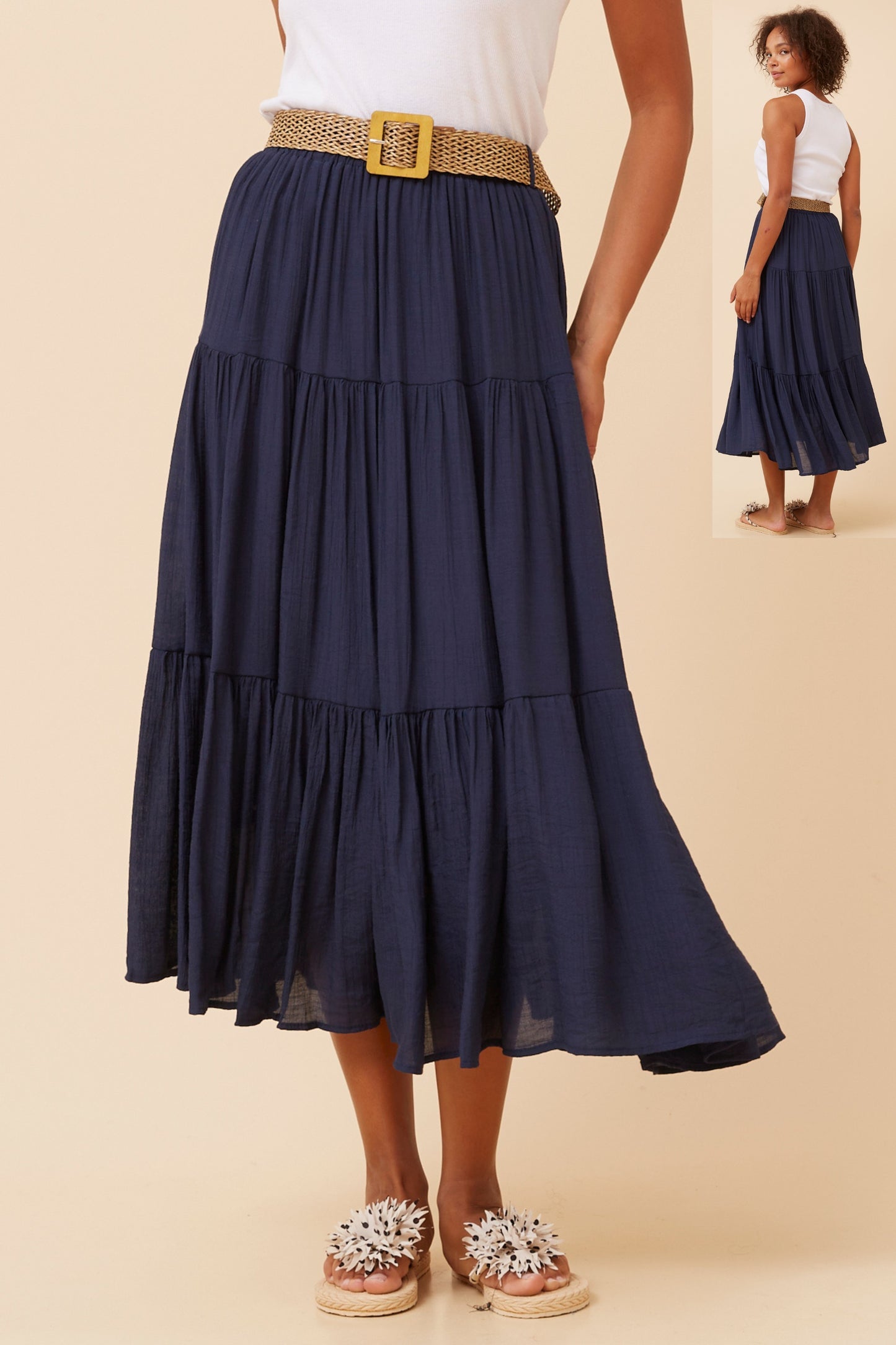 Bohemian Skirt S734558 Navy