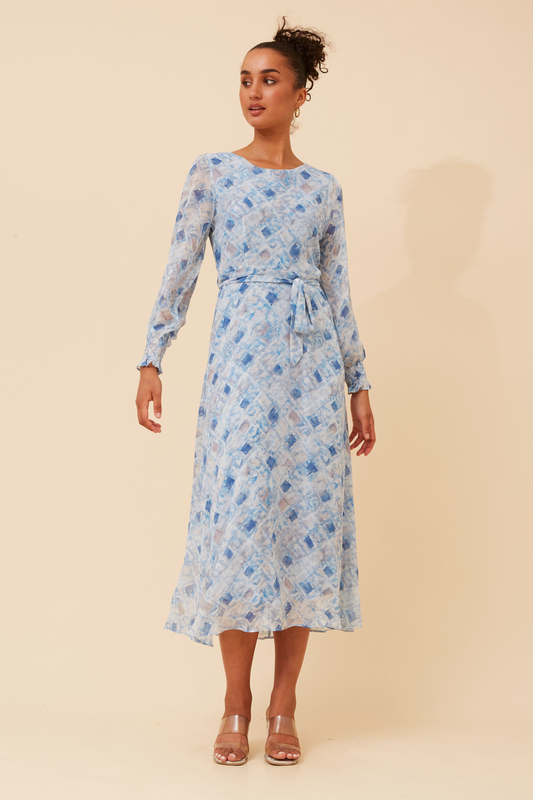 Joy Printed Maxi Dress D735378