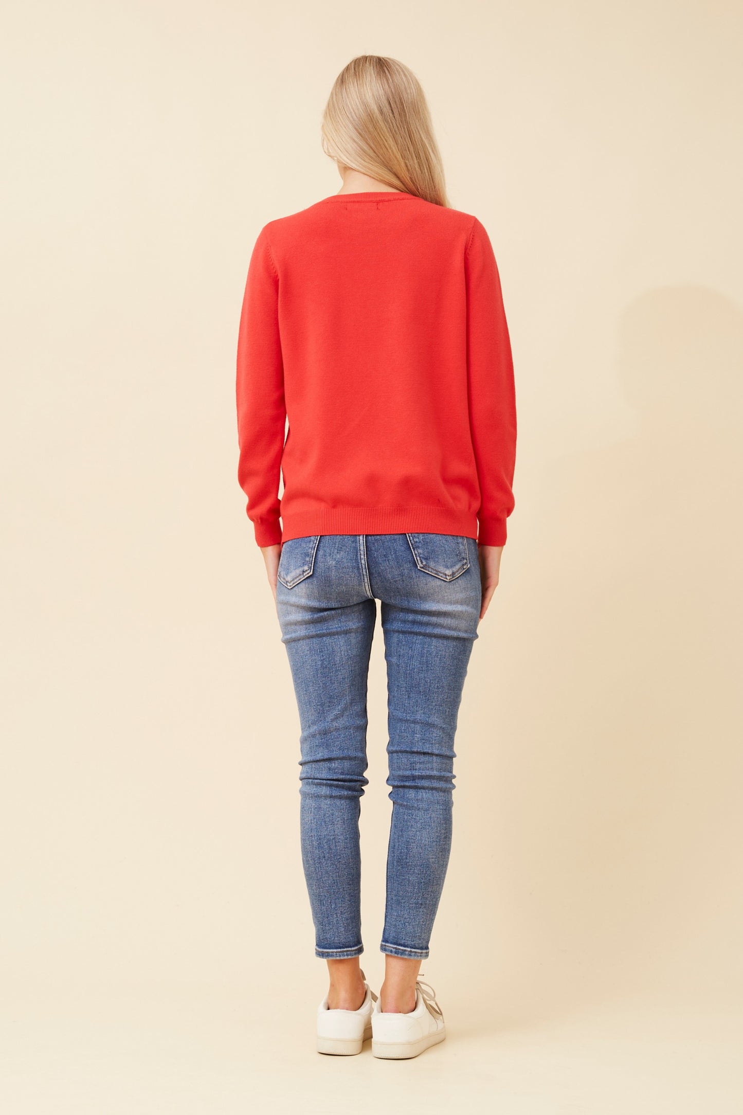 Tilli Dot Pattern Jumper KP522515 Red