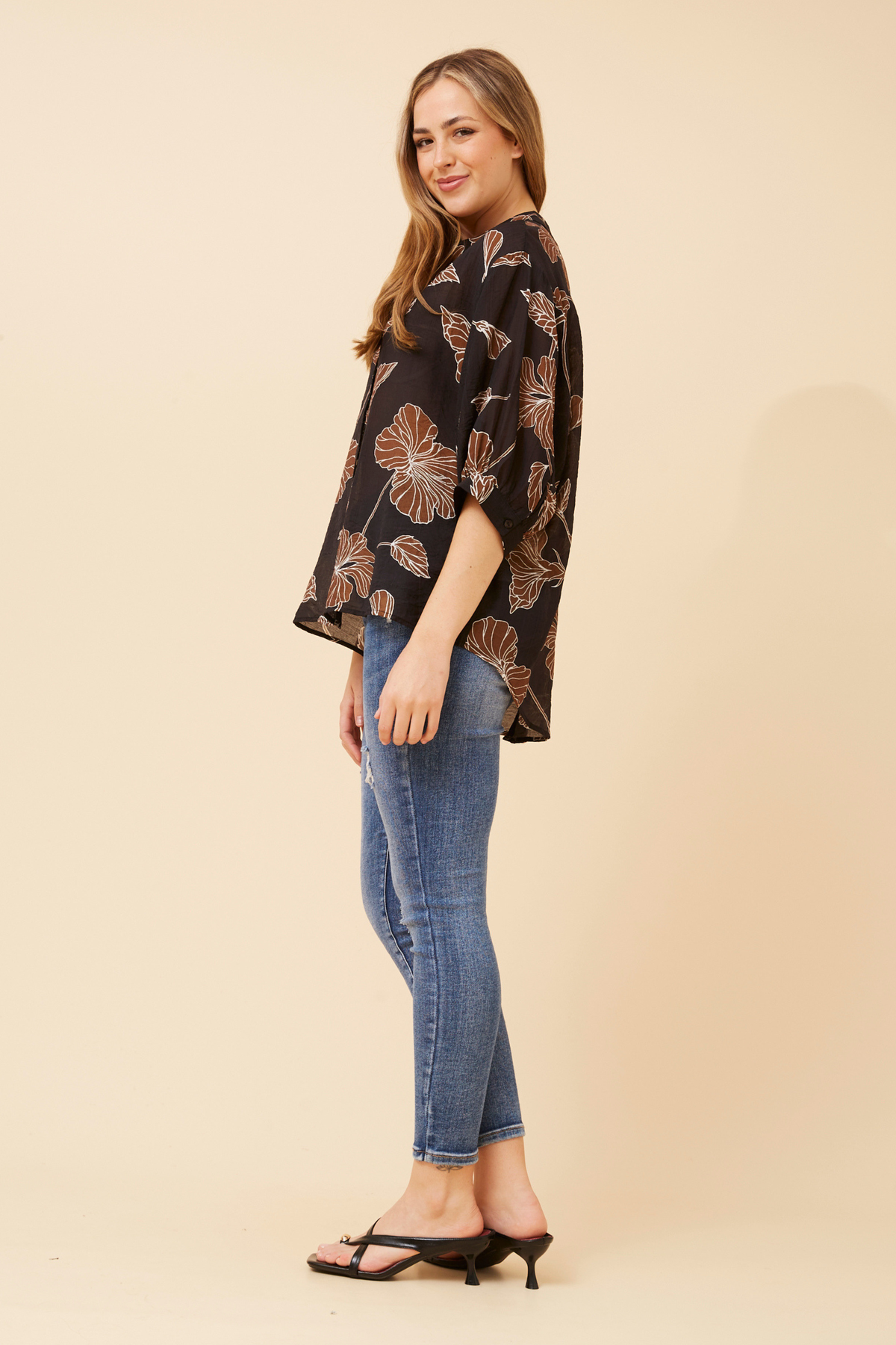 Rosa Floral Print Shirt- T526405