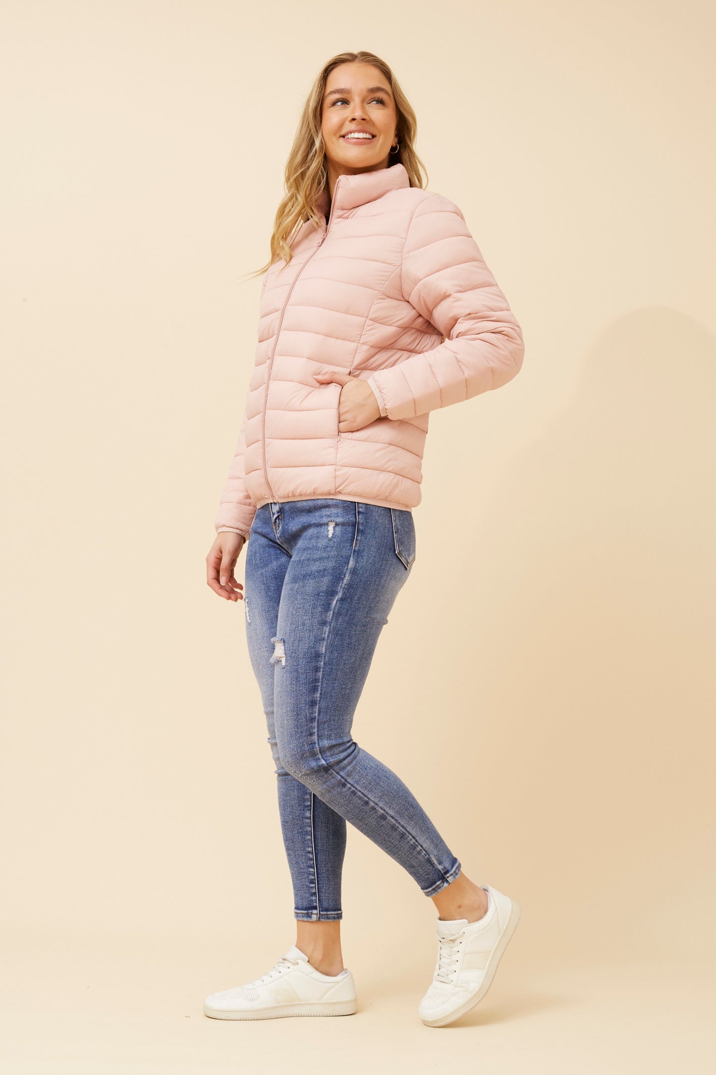 Coco Puffer Jacekt J734294 Pink