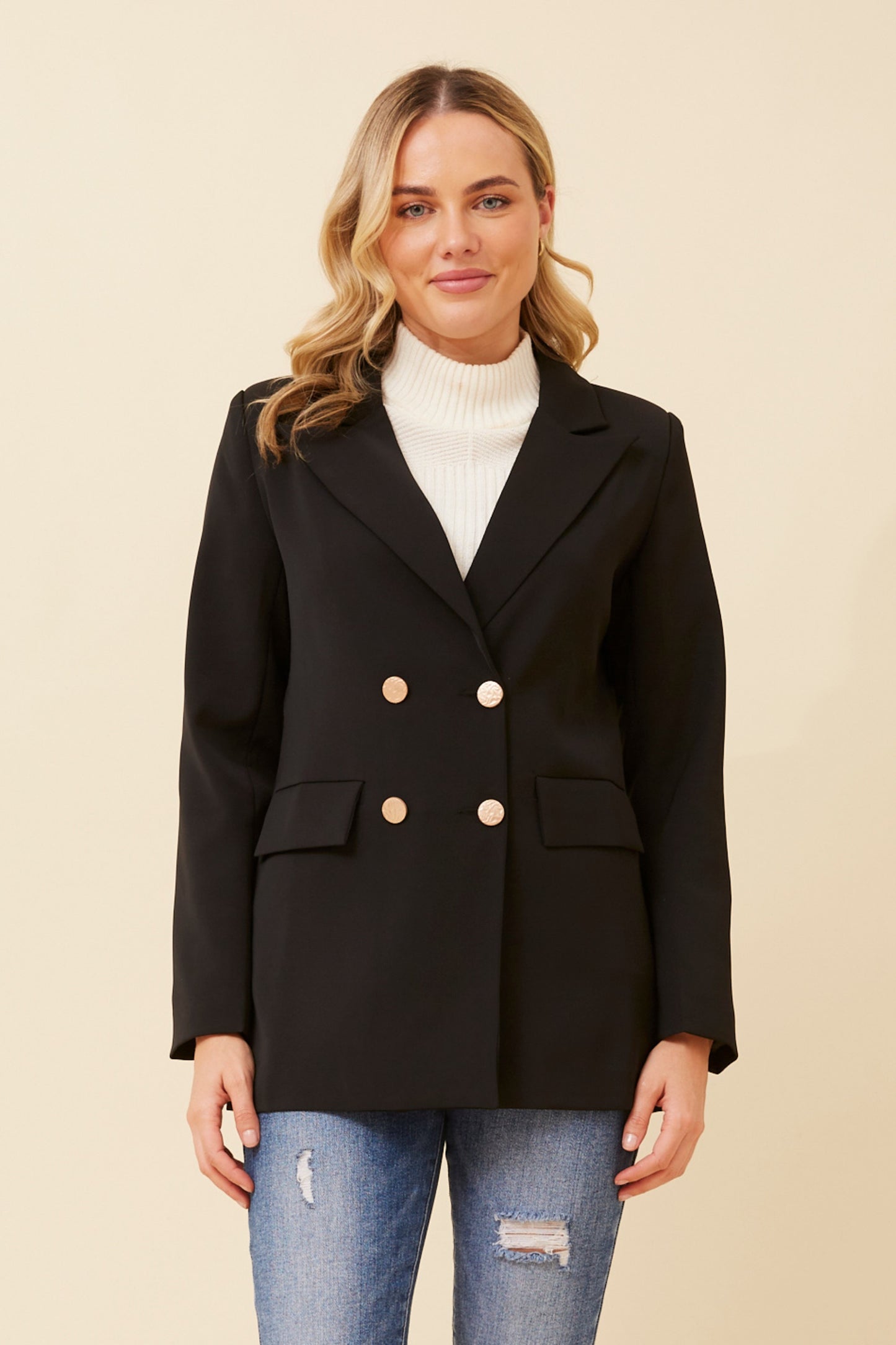 Tazara Solid Blazer J523750