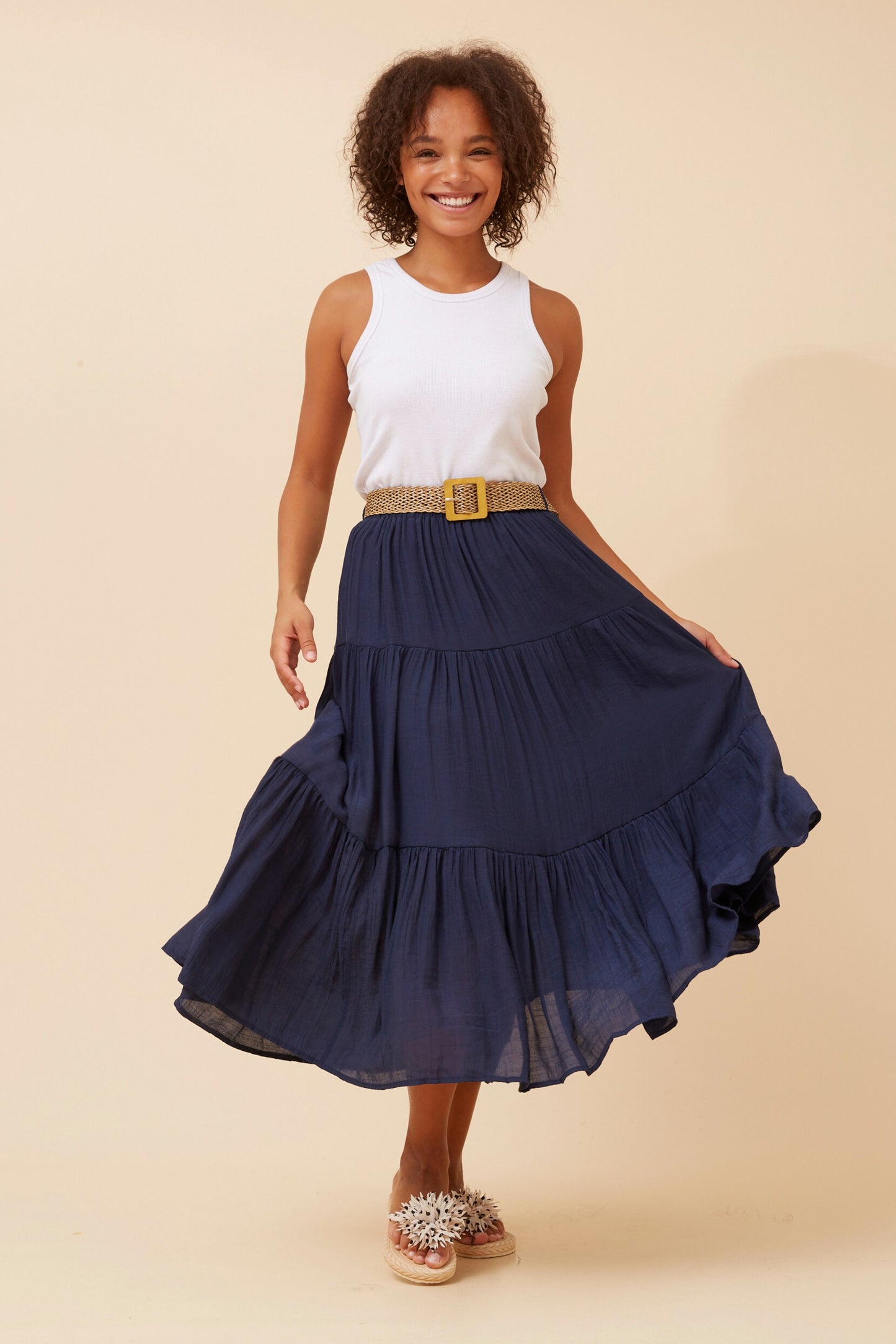 Bohemian Skirt S734558 Navy