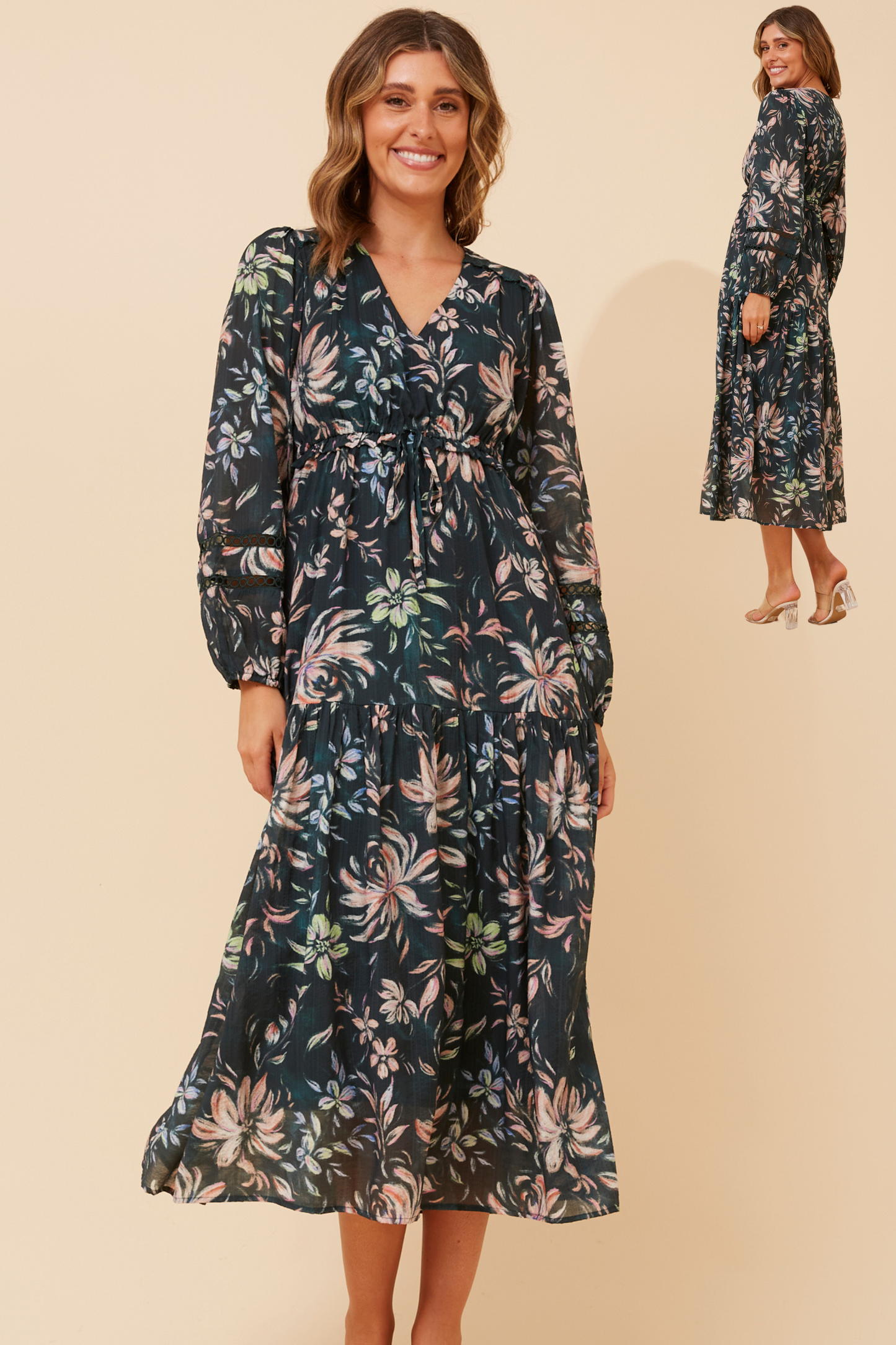 Marie Floral Print Dress D735630