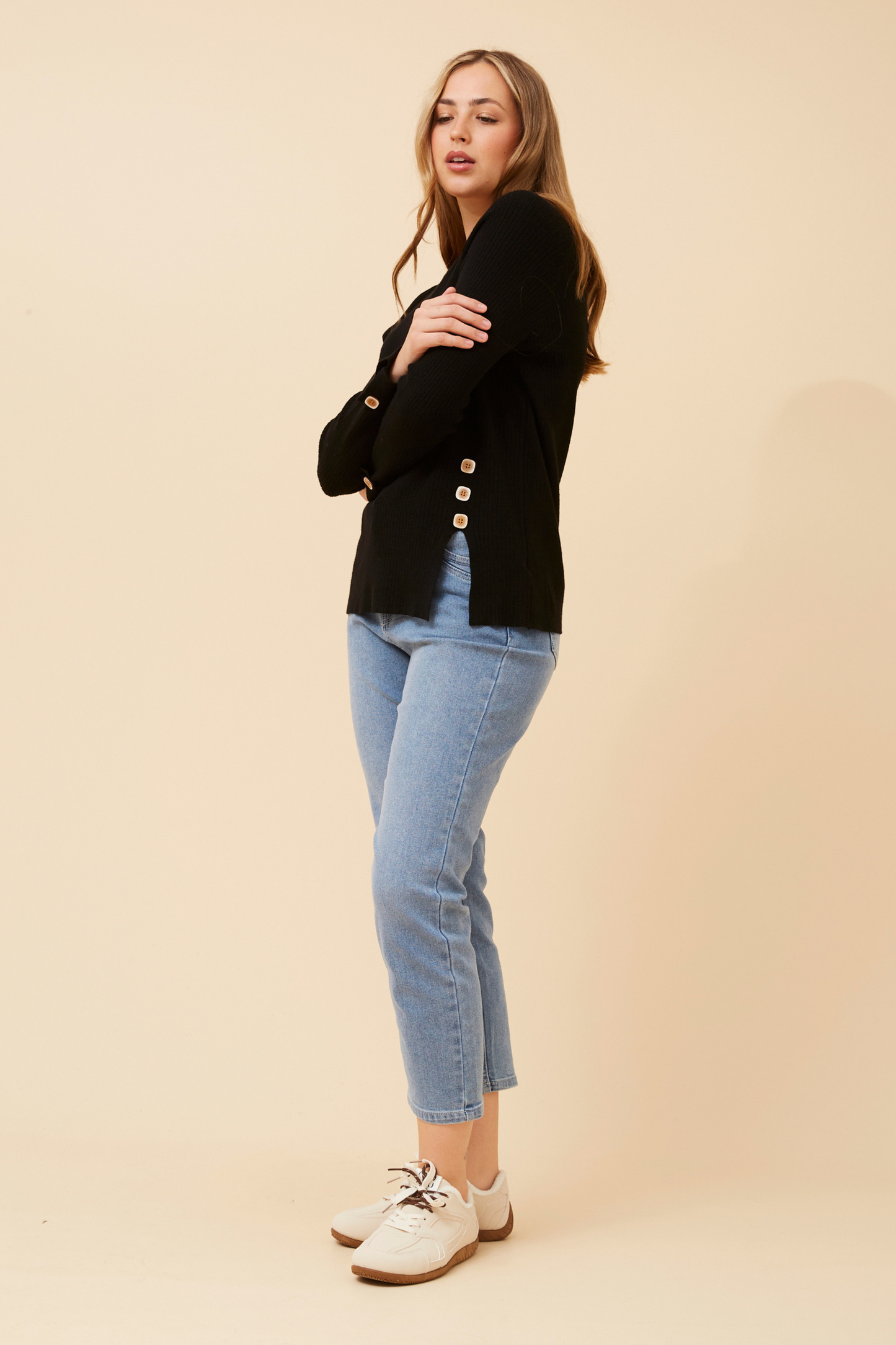 Ivie Rib Knit KP524500 Black
