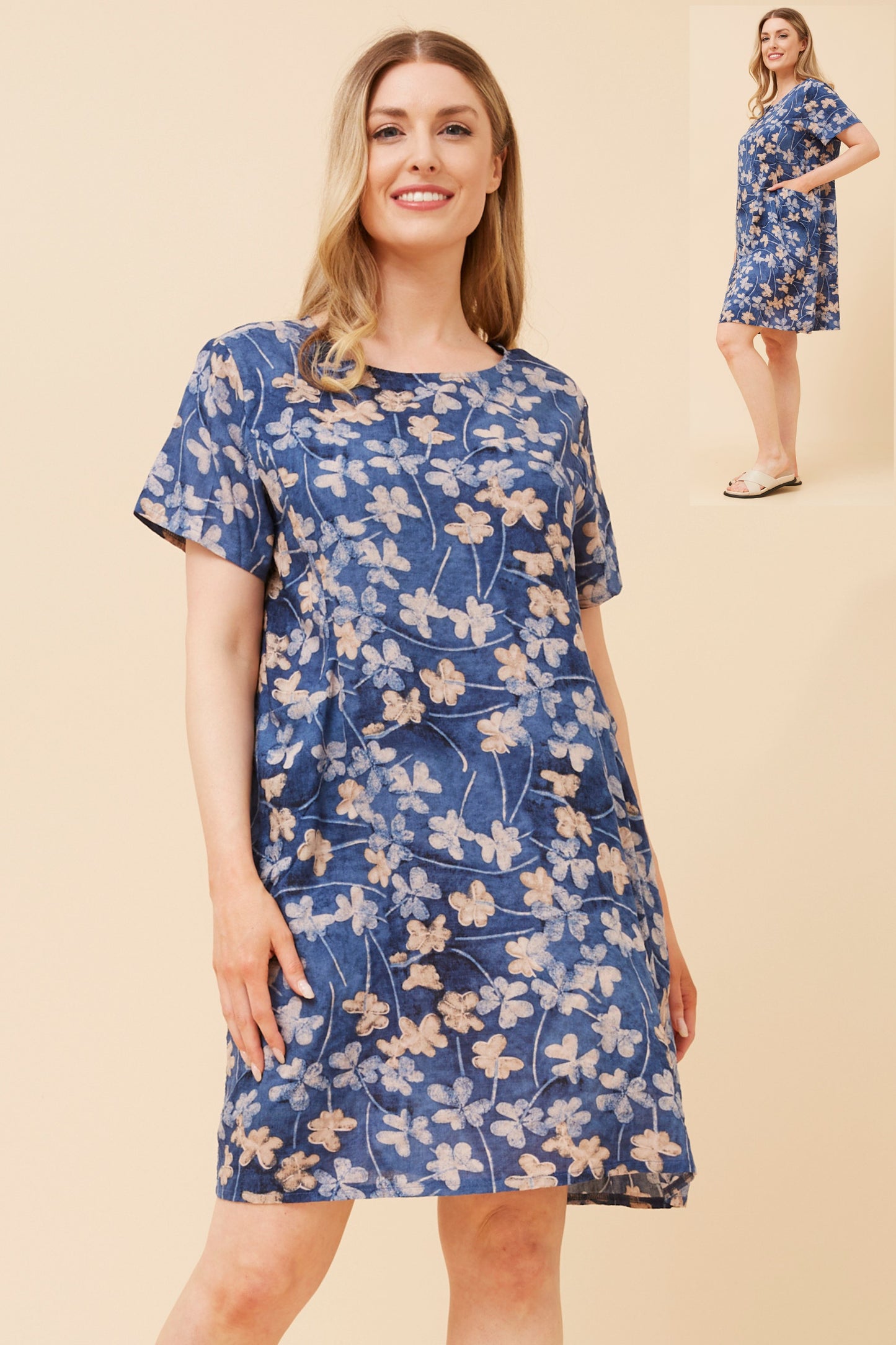 Serra Floral Printed Dress D525000