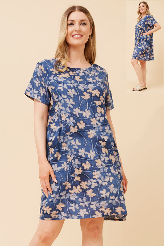 Serra Floral Printed Dress D525000