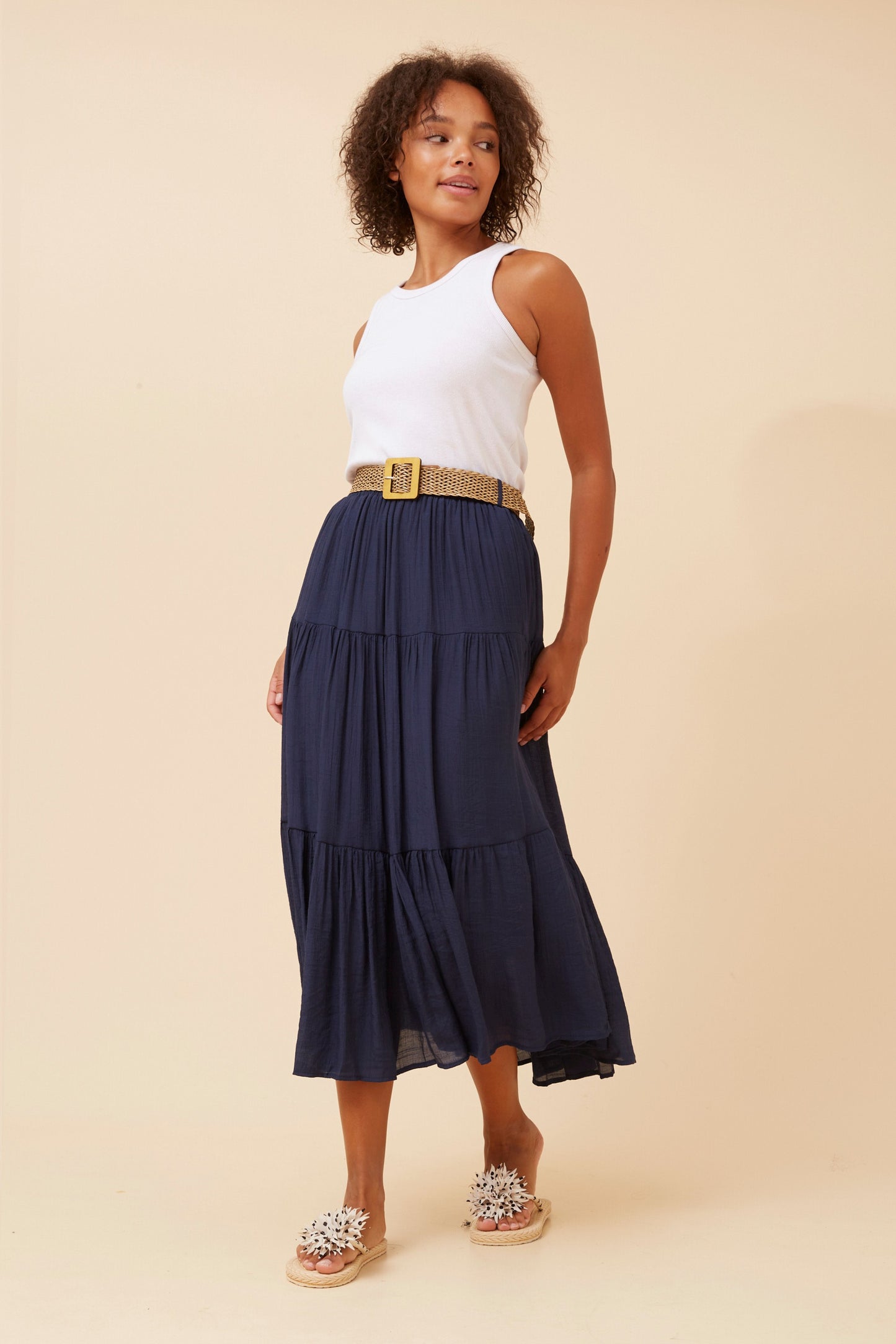 Bohemian Skirt S734558 Navy