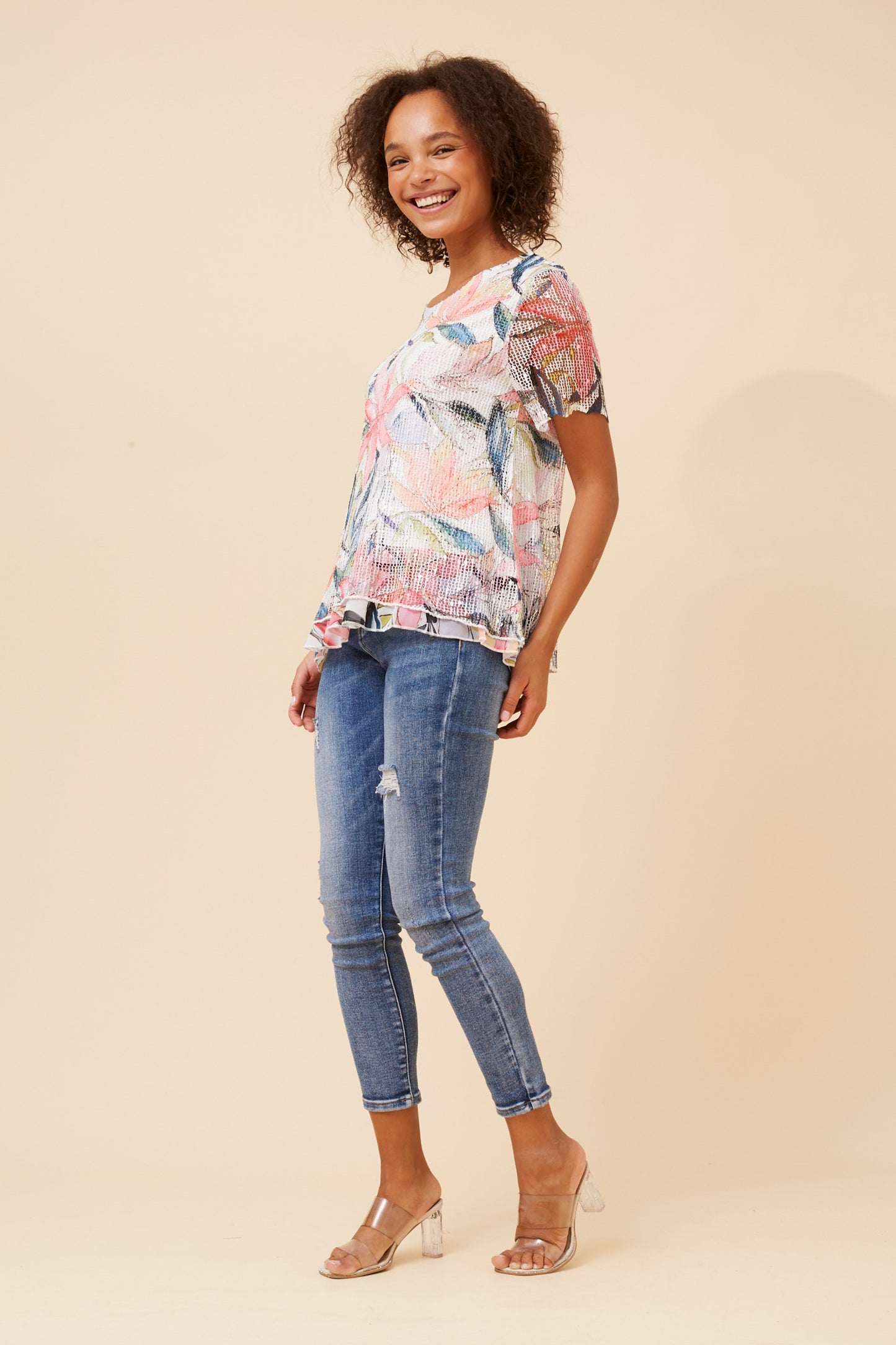 Niki Floral Printed Top - T734603