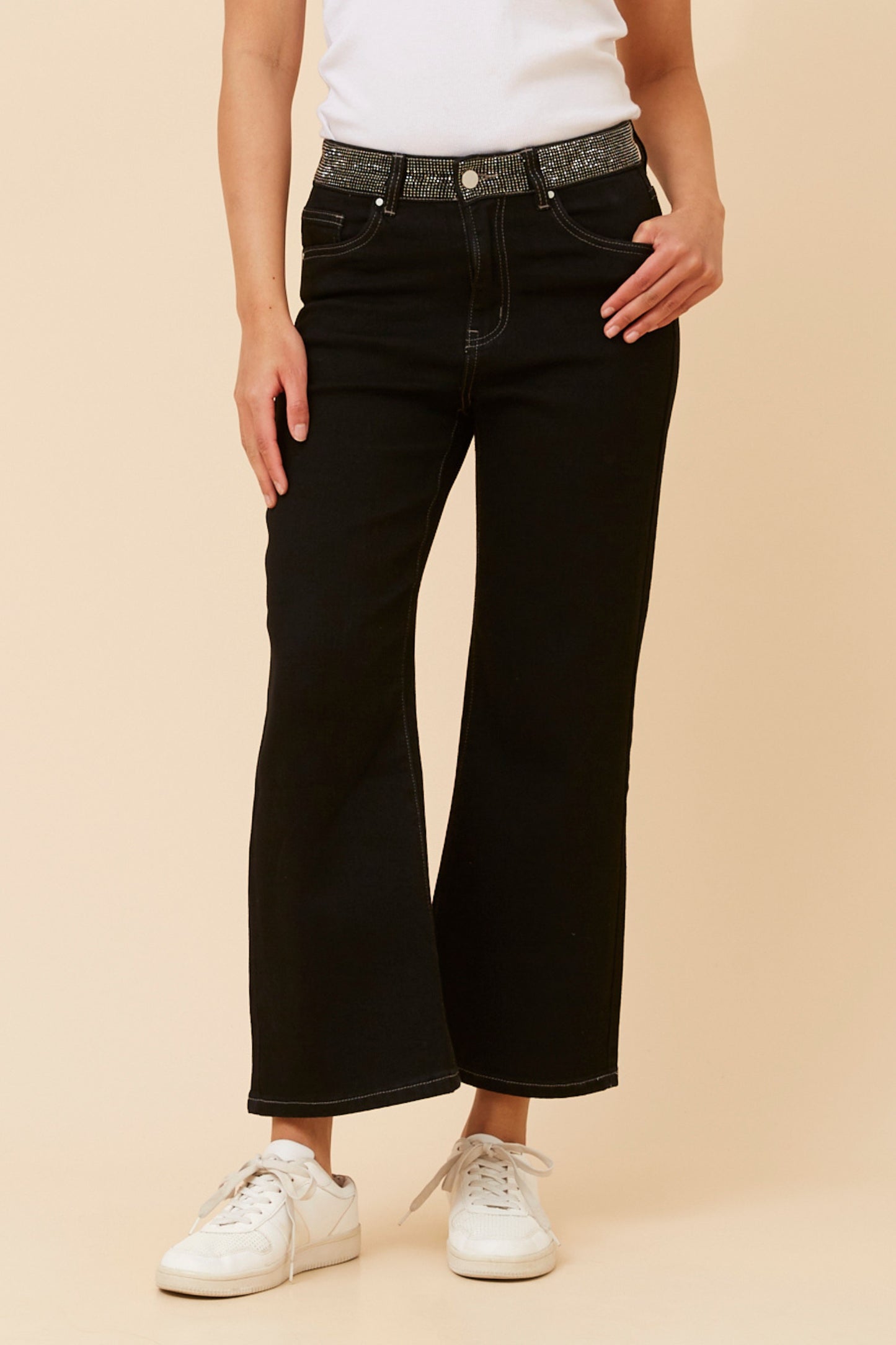 Georgia Diamante Pants P525038 Black