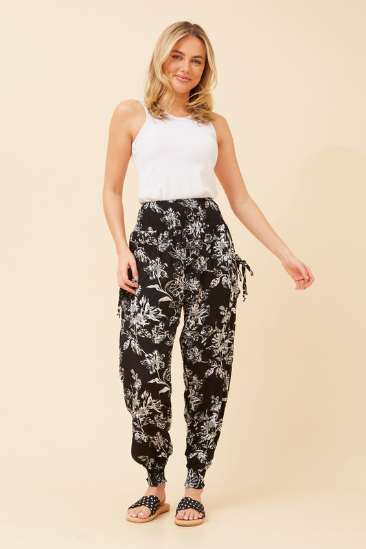 Floral Printed Harem Pants -  P523471