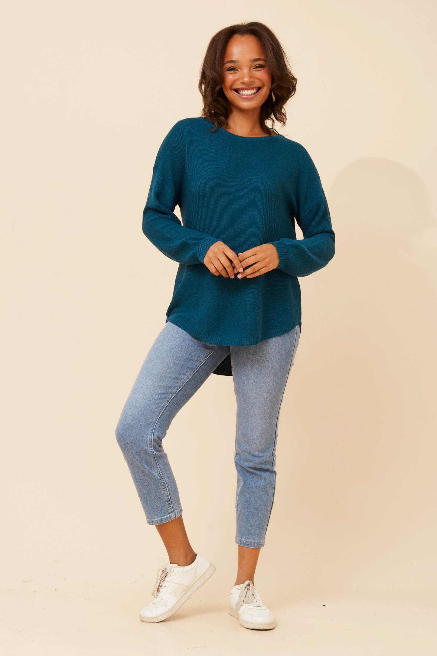 Ariana Knit Jumper -Teal KP509280