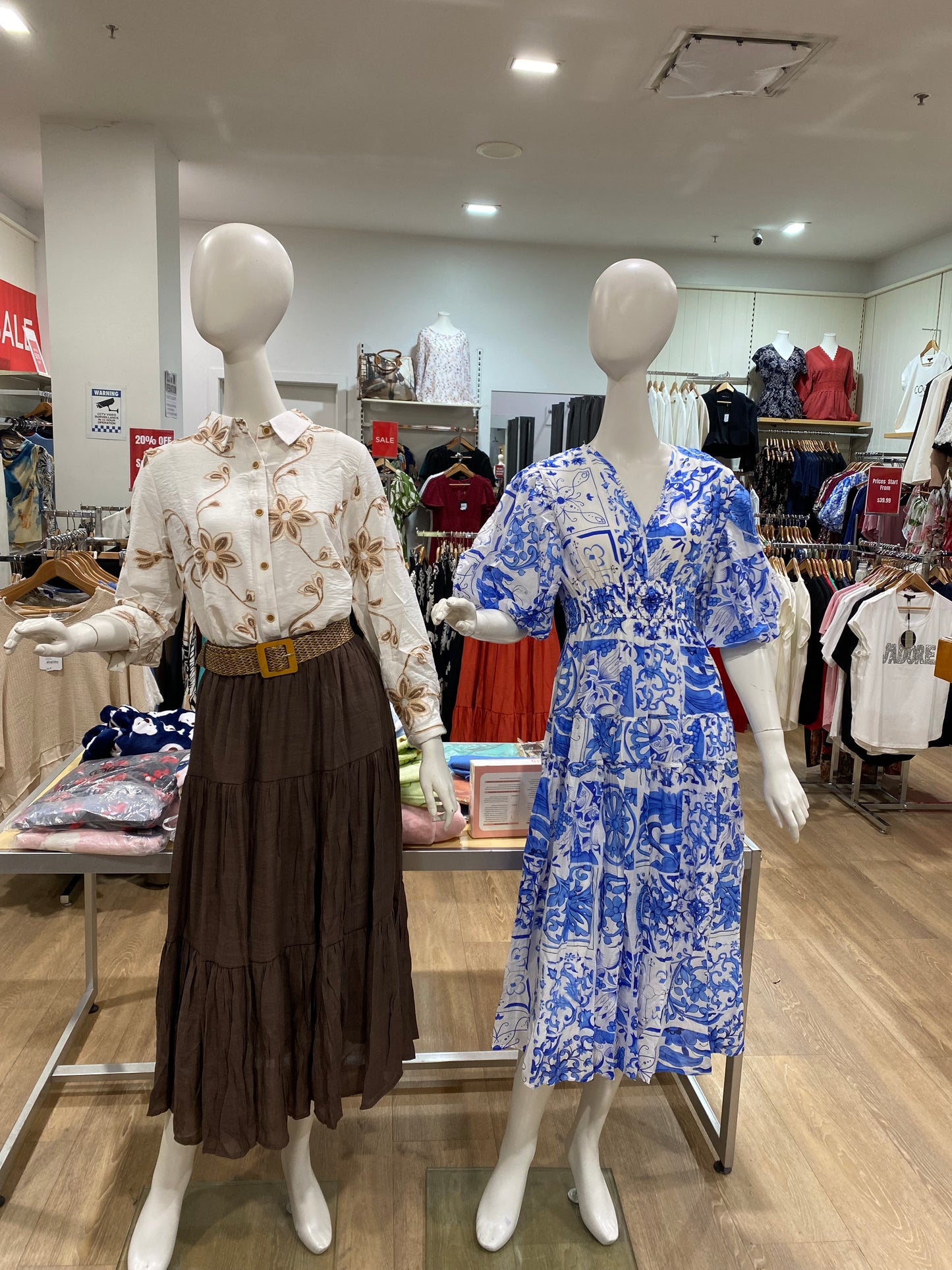 Bohemian Skirt S734558 Chocolate