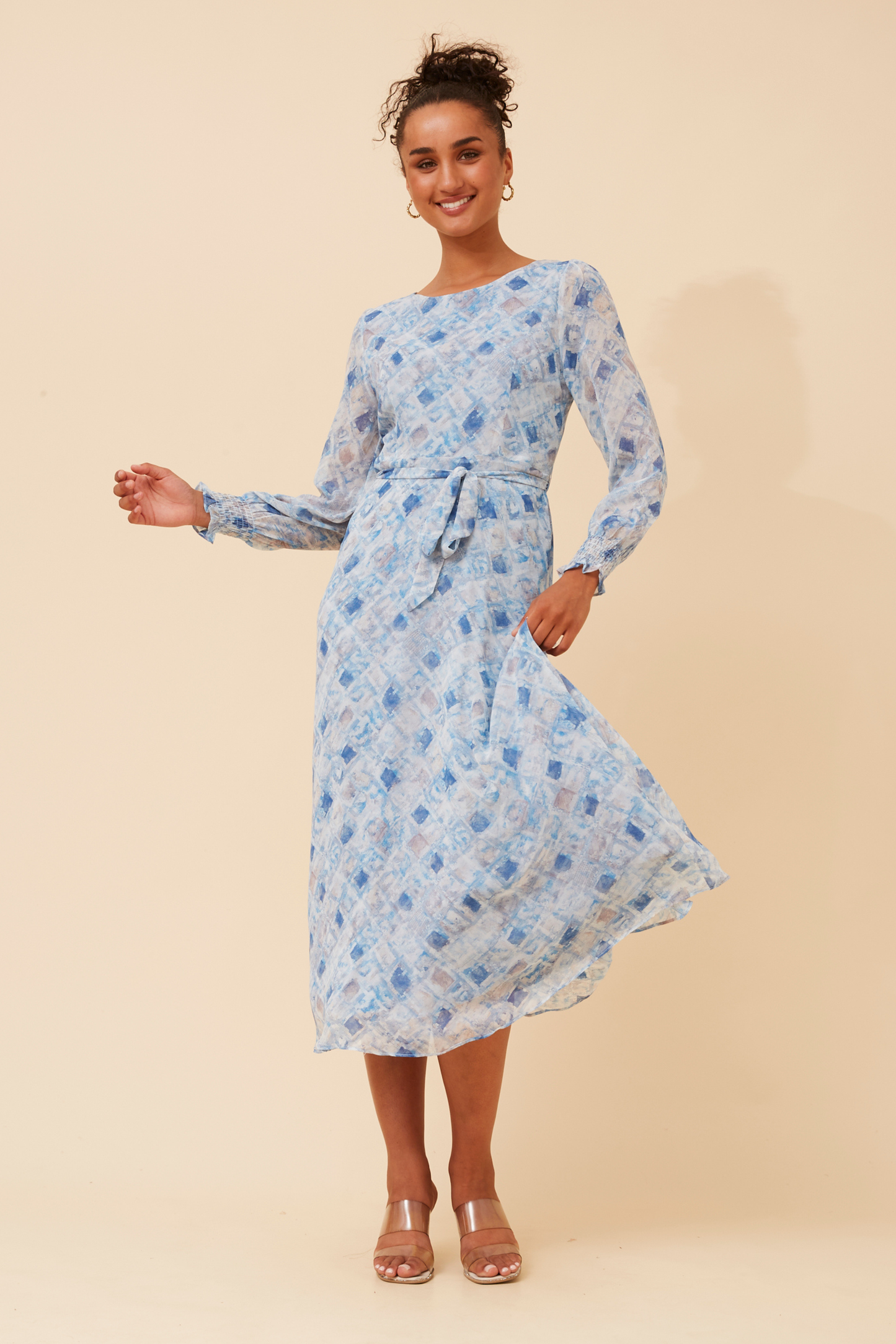 Joy Printed Maxi Dress D735378