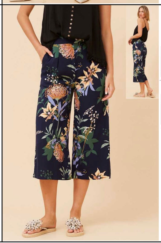 Rosa Floral Print Wide leg Pant P525719