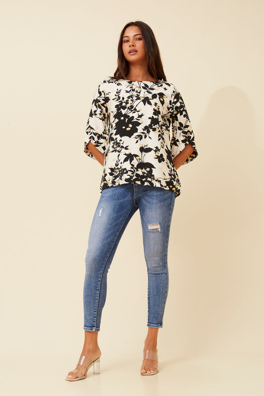 Tobi Foil Printed Top T733633