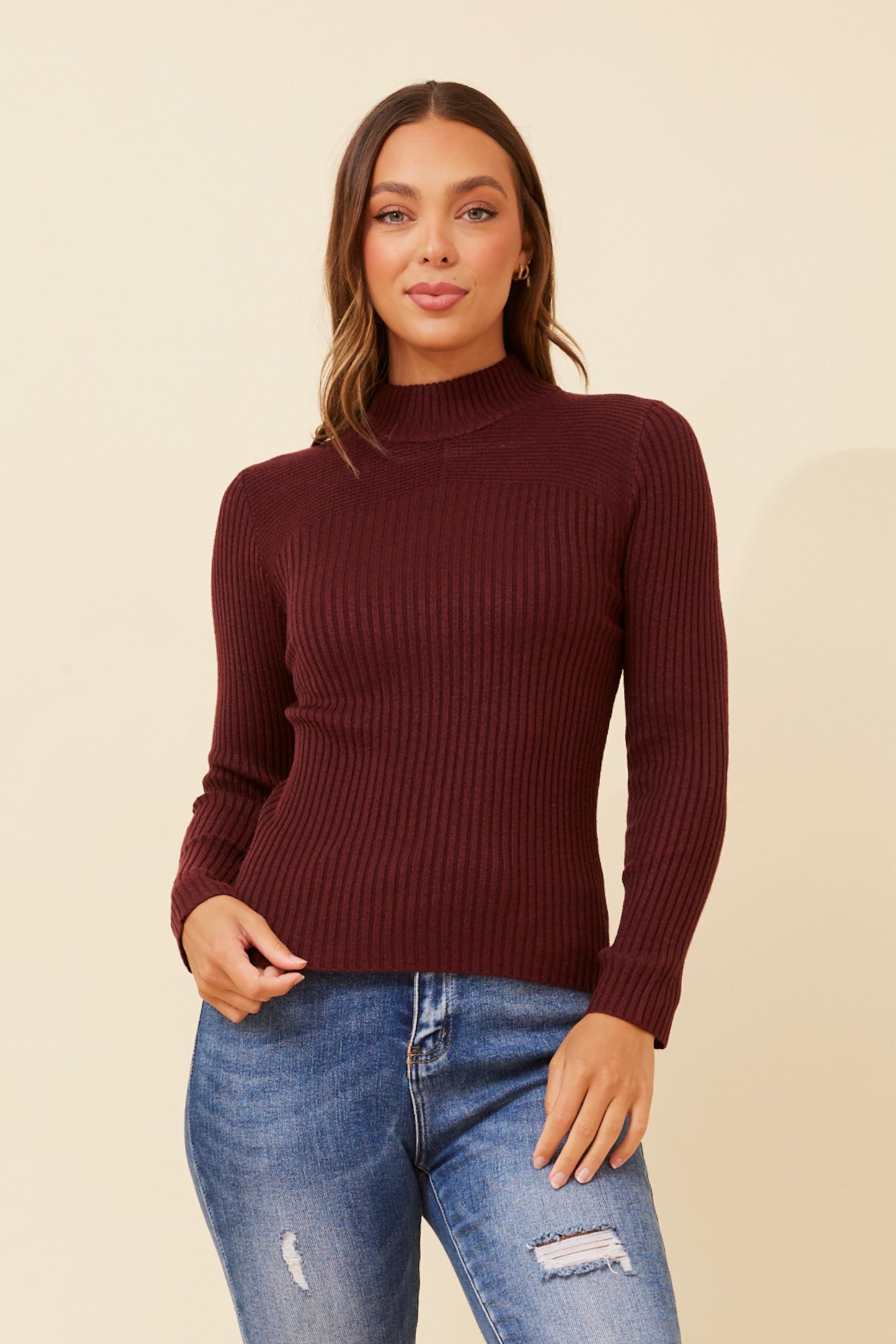 Alba Knit Jumper KP508787 Port