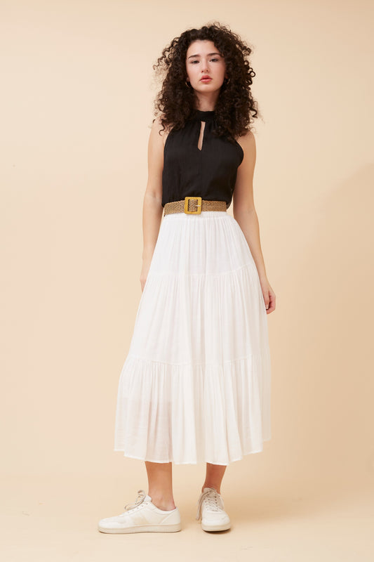Bohemian Skirt S734558 White
