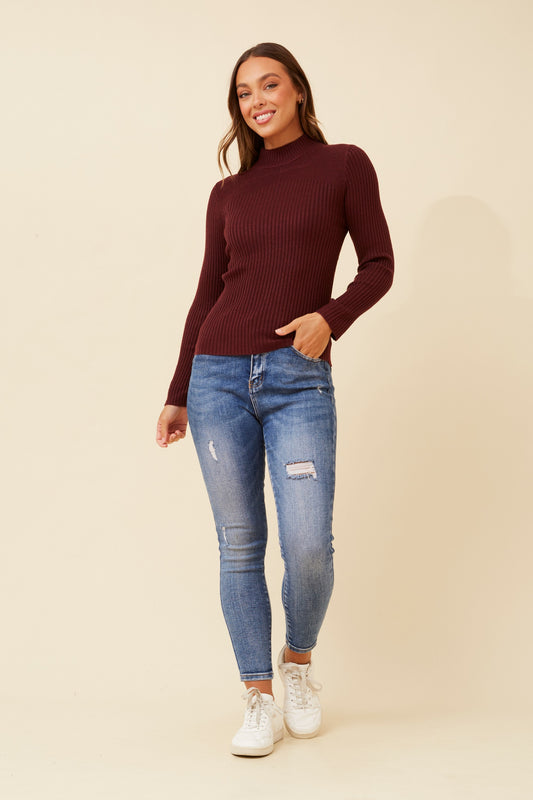 Alba Knit Jumper KP508787 Port