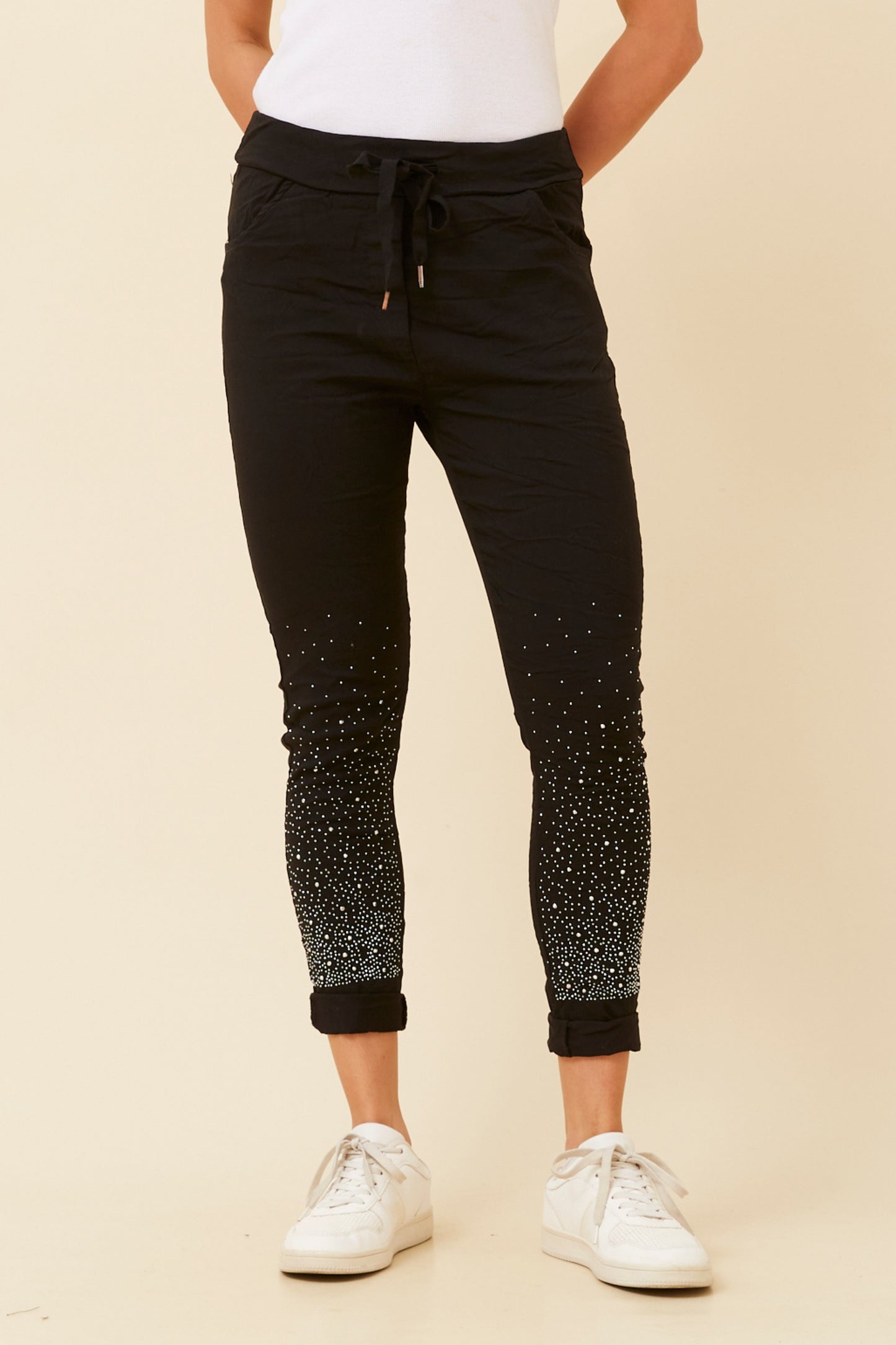 Cielo Italian Diamante Pant P523835 Black
