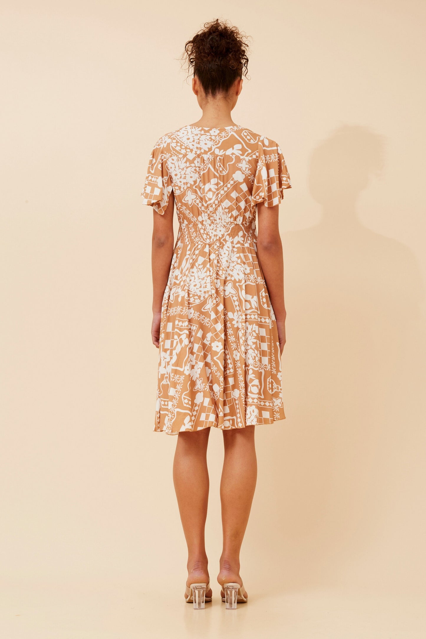 Sana Abstract Printed Dress D523292