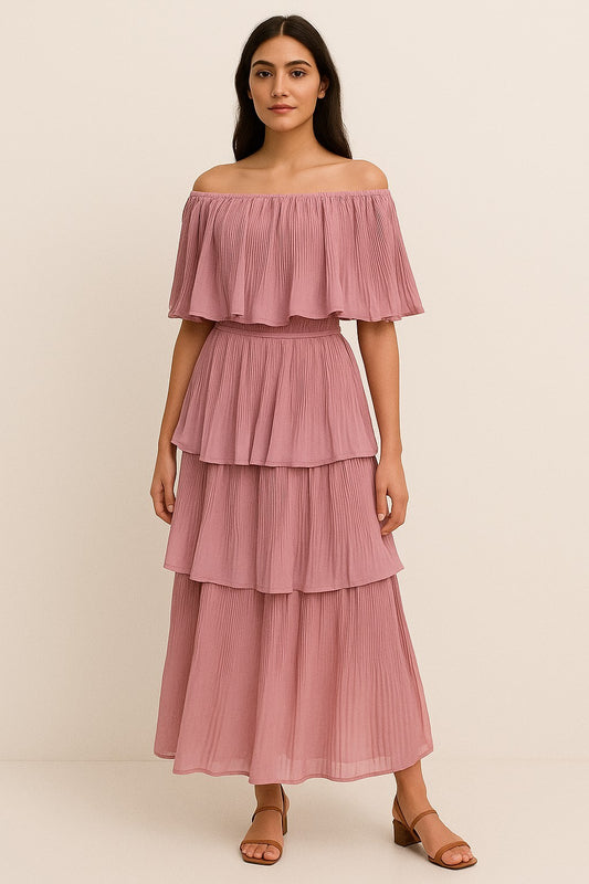 Valena Dress D515841 Rosewater