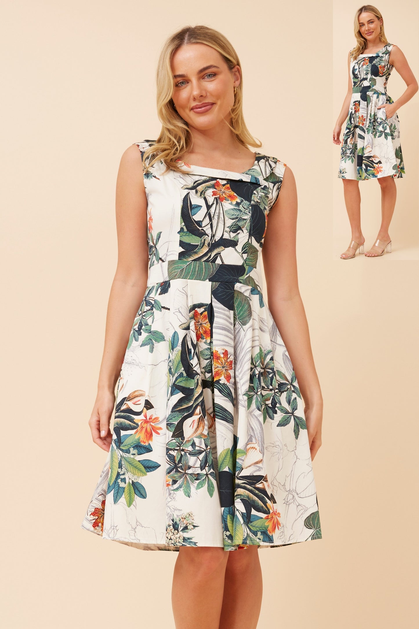 Ida Floral Dress D510358