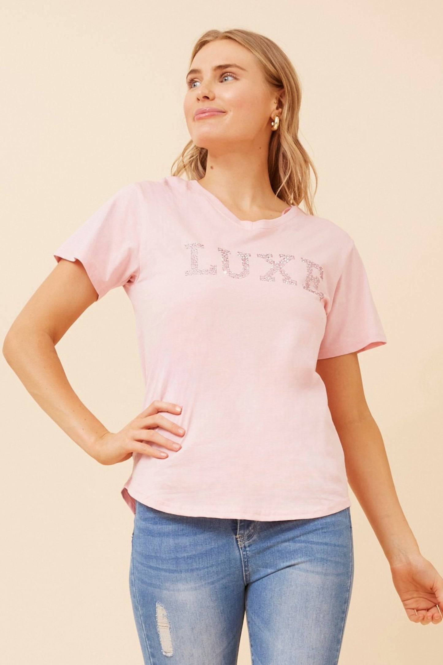 Luxe Graphic Print T-Shirt T523402