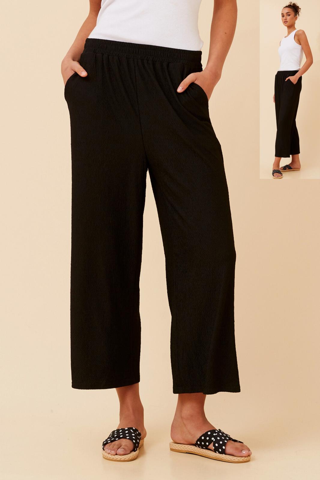 Nish Culotte Pants P523886 Black