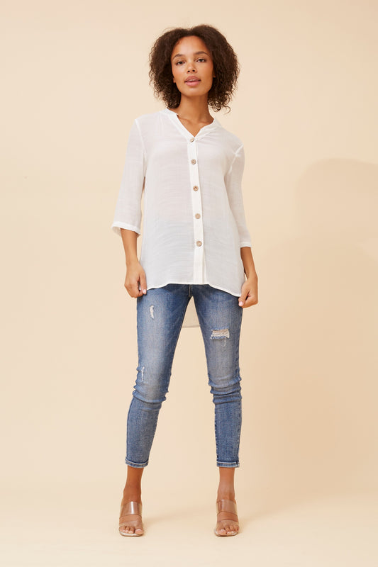 Gloria Blouse T523430 White