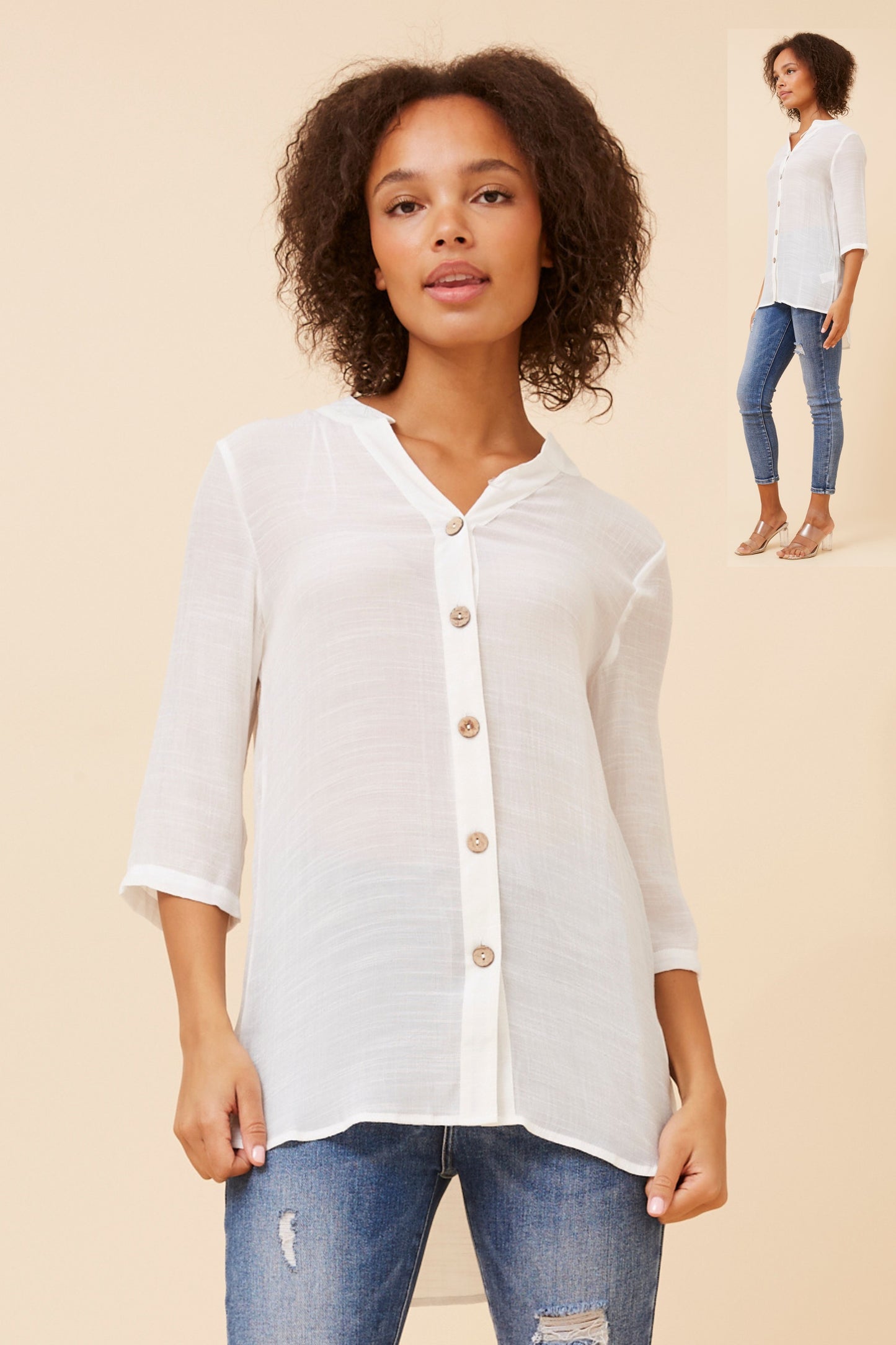 Gloria Blouse T523430 White