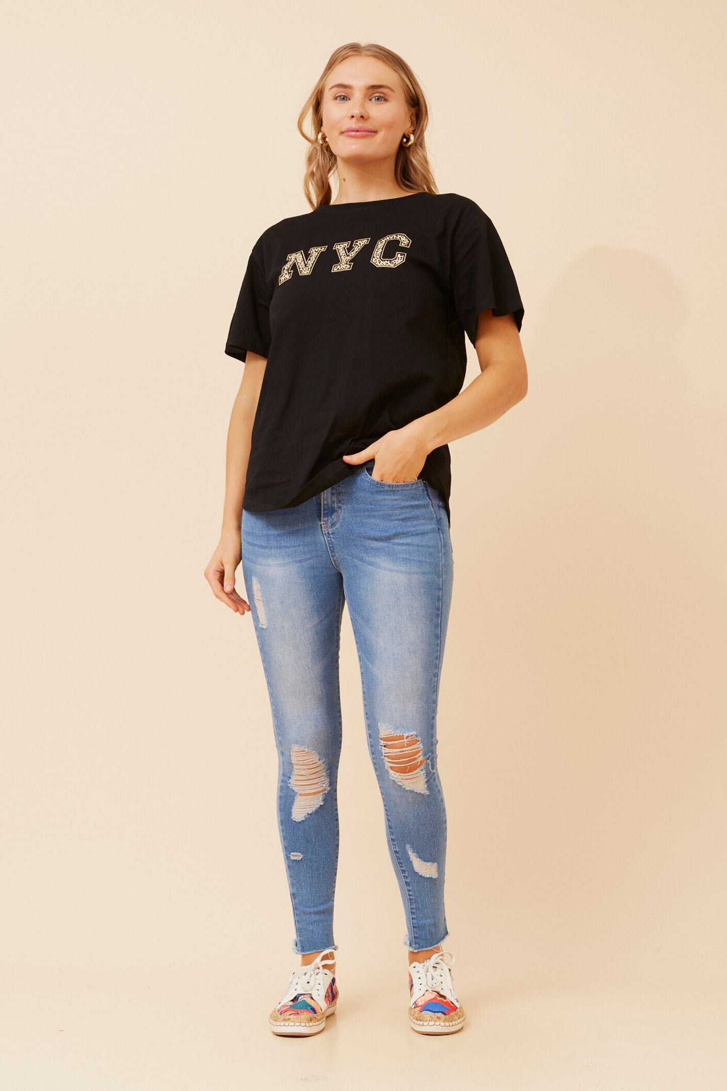 NYC T-Shirt Black T519358