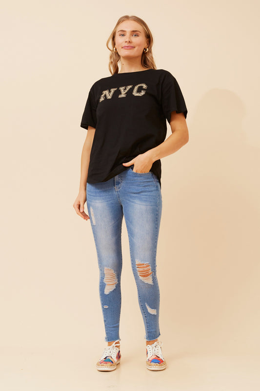 NYC T-Shirt Black T519358