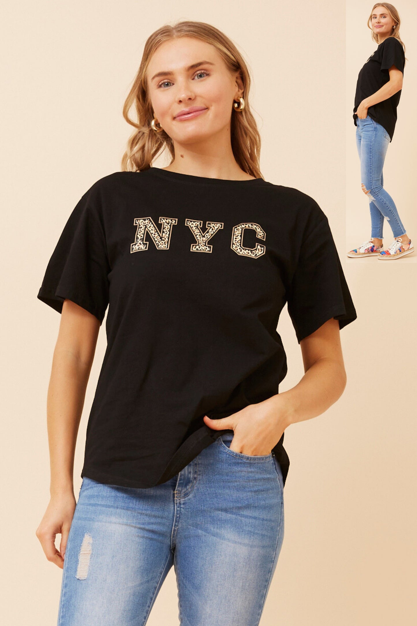 NYC T-Shirt Black T519358